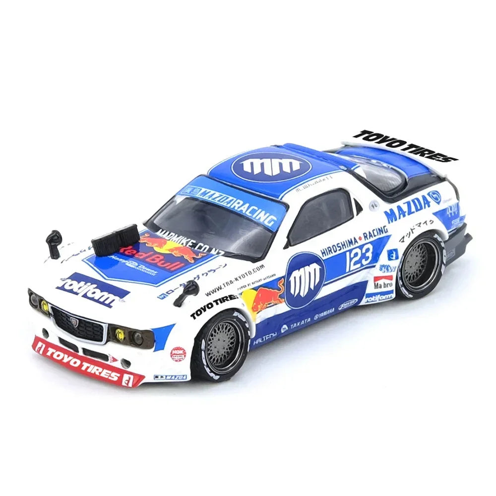 Premium scale diecast model car – *PRE-ORDER* Mazda RX7 (FD3S) "Pandem Rocket Bunny" Madbul Madlab Collection 001, 1:64 Scale Collectible