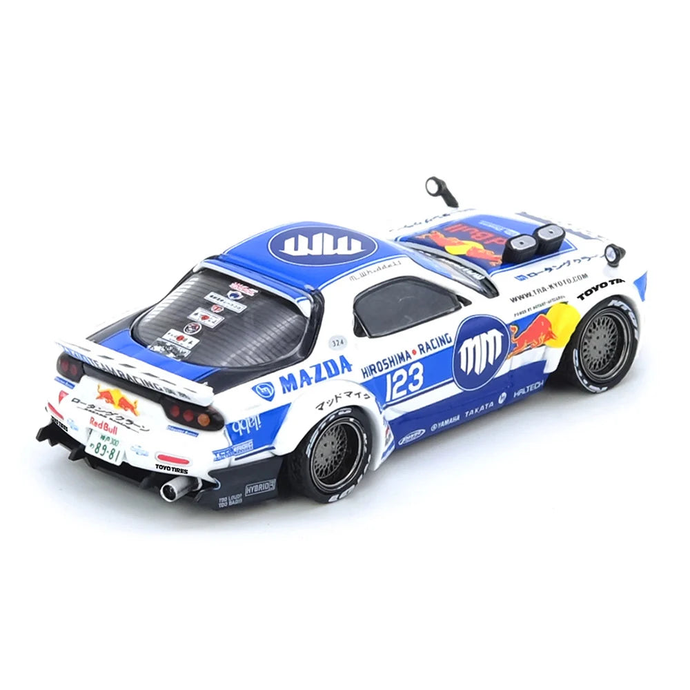 Premium scale diecast model car – *PRE-ORDER* Mazda RX7 (FD3S) "Pandem Rocket Bunny" Madbul Madlab Collection 001, 1:64 Scale Collectible