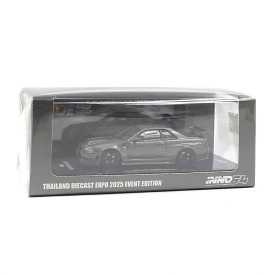 Premium scale diecast model car – Nissan Skyline GT-R (R34) Z-Tune Thailand Diecast Expo 2025 Event Edition, 1:64 Scale Collectible
