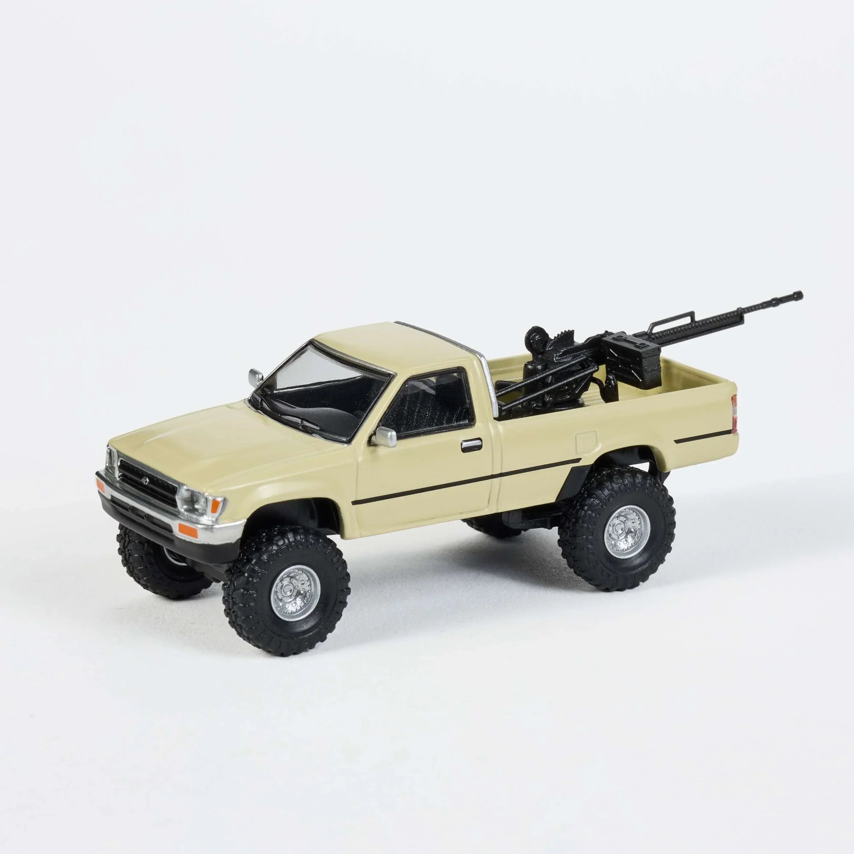 Premium scale diecast model car – Toyota Hilux Ln107 1994, 1:64 Scale (Beige) Collectible