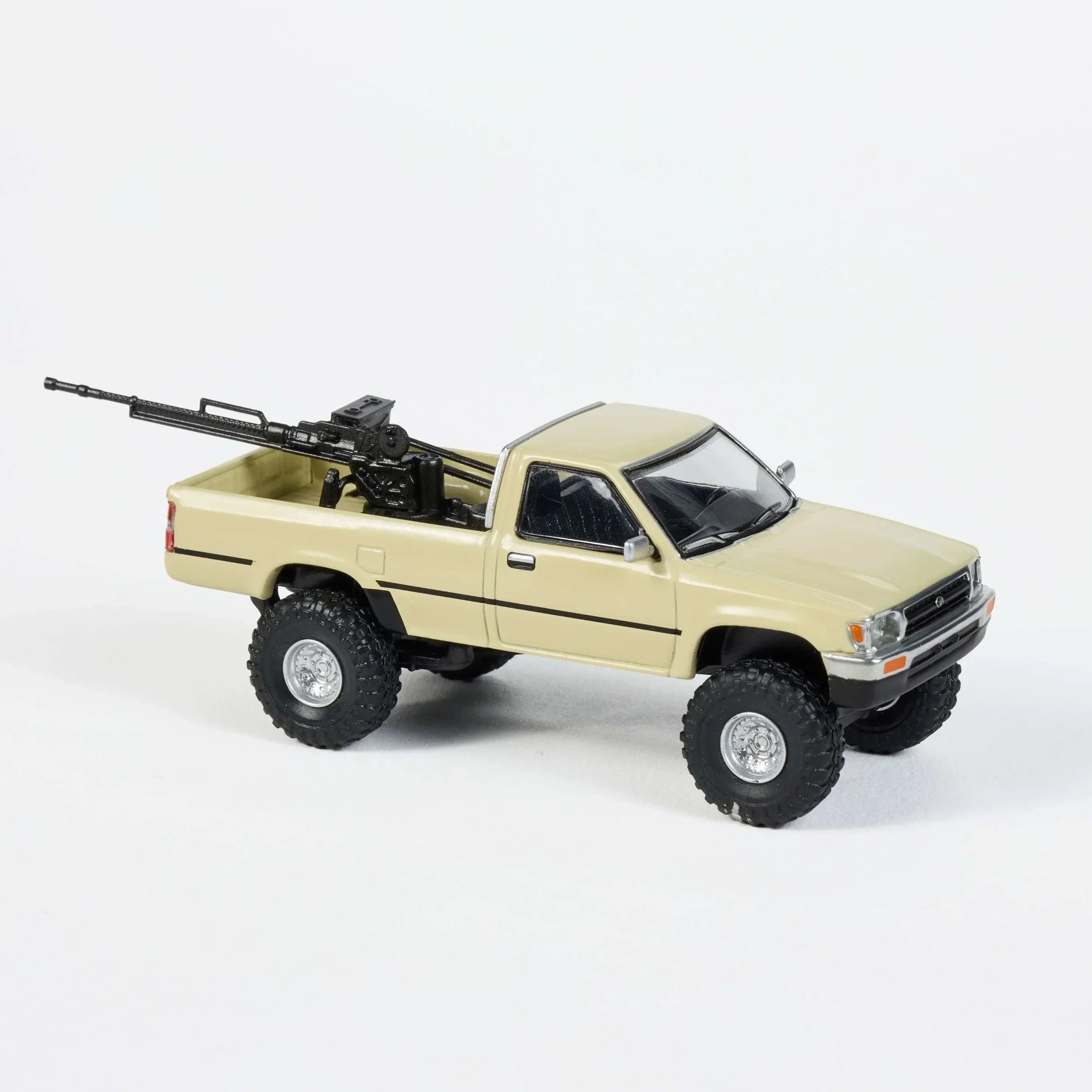 Premium scale diecast model car – Toyota Hilux Ln107 1994, 1:64 Scale (Beige) Collectible