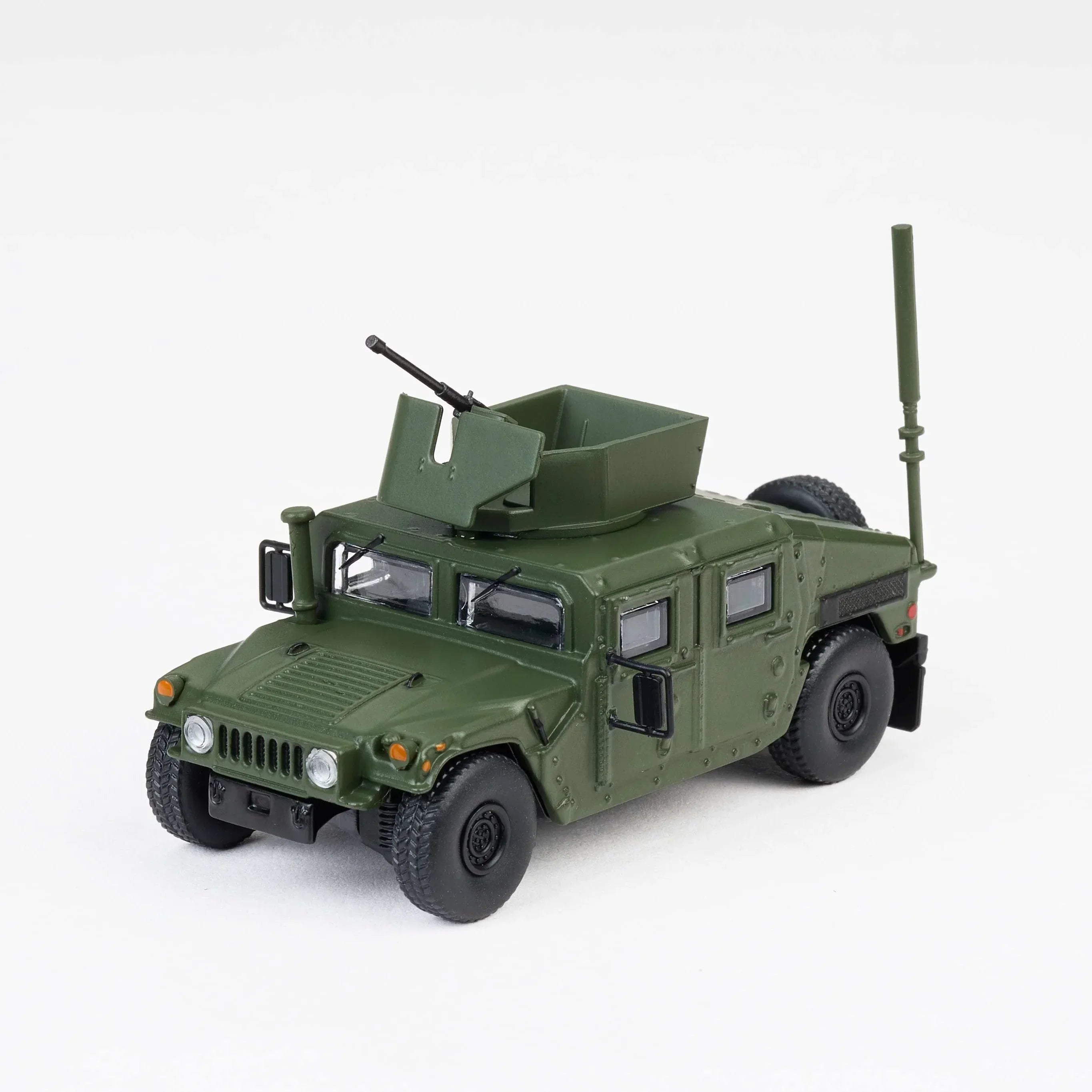 Premium scale diecast model car – M1151 Enhanced Armament Carrier, 1:64 Scale (Army Green) Collectible