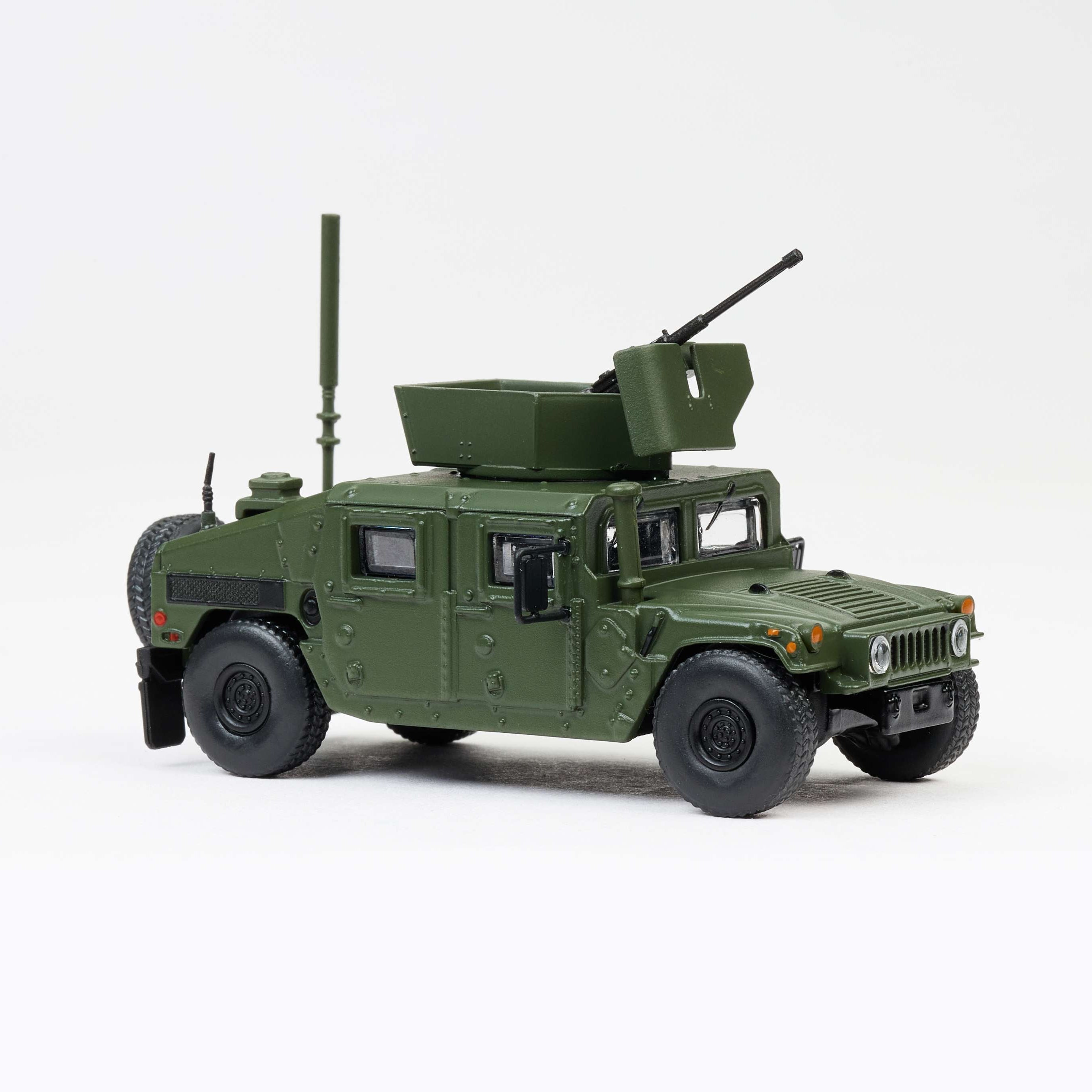 Premium scale diecast model car – M1151 Enhanced Armament Carrier, 1:64 Scale (Army Green) Collectible