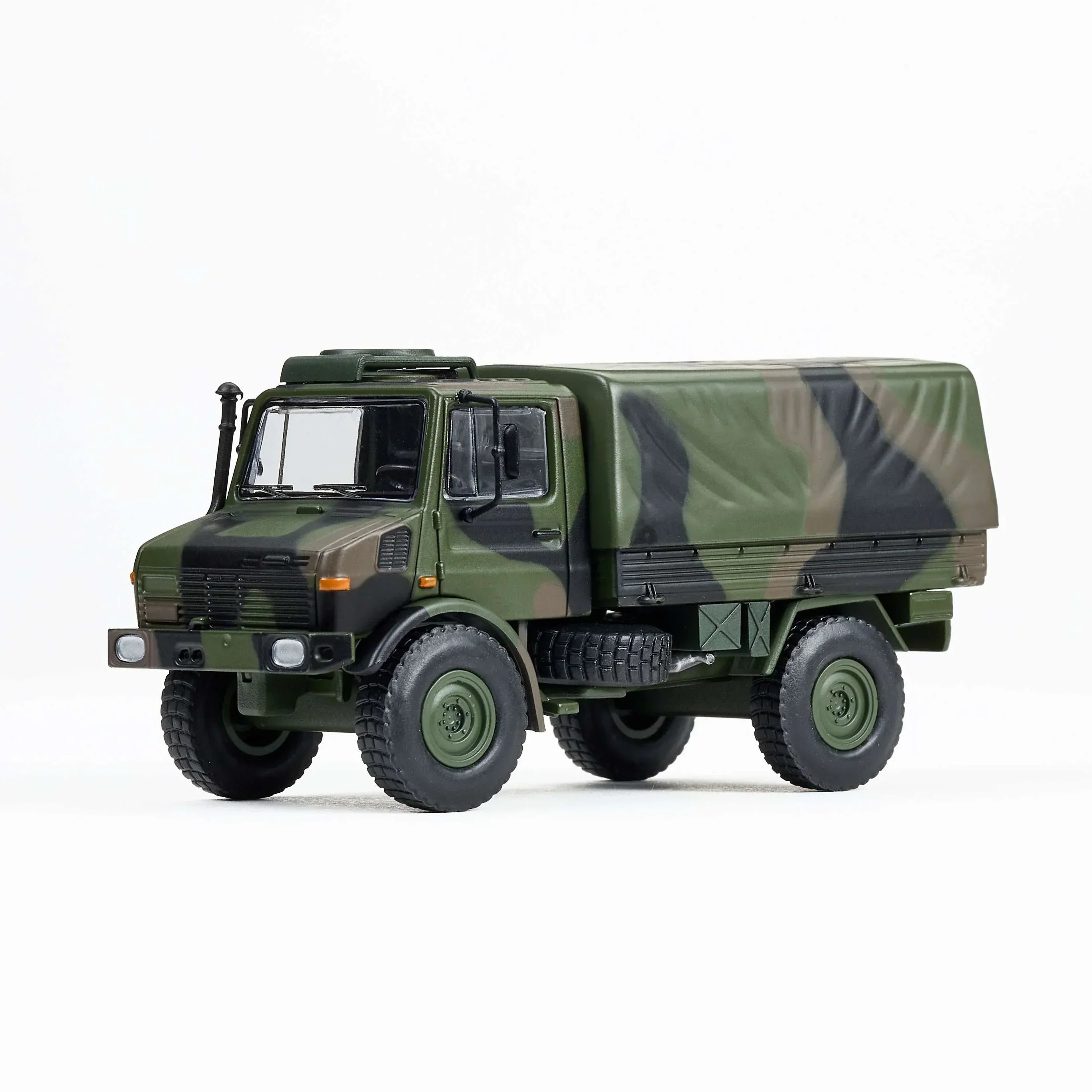 Premium scale diecast model car – U1300L Military Truck, 1:64 Scale (Army Green) Collectible