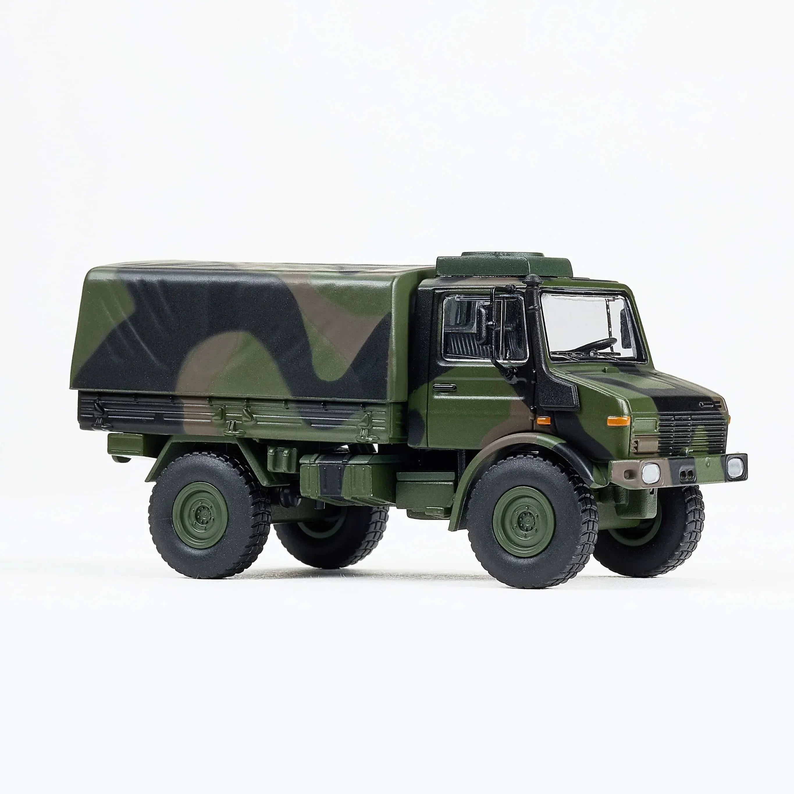 Premium scale diecast model car – U1300L Military Truck, 1:64 Scale (Army Green) Collectible