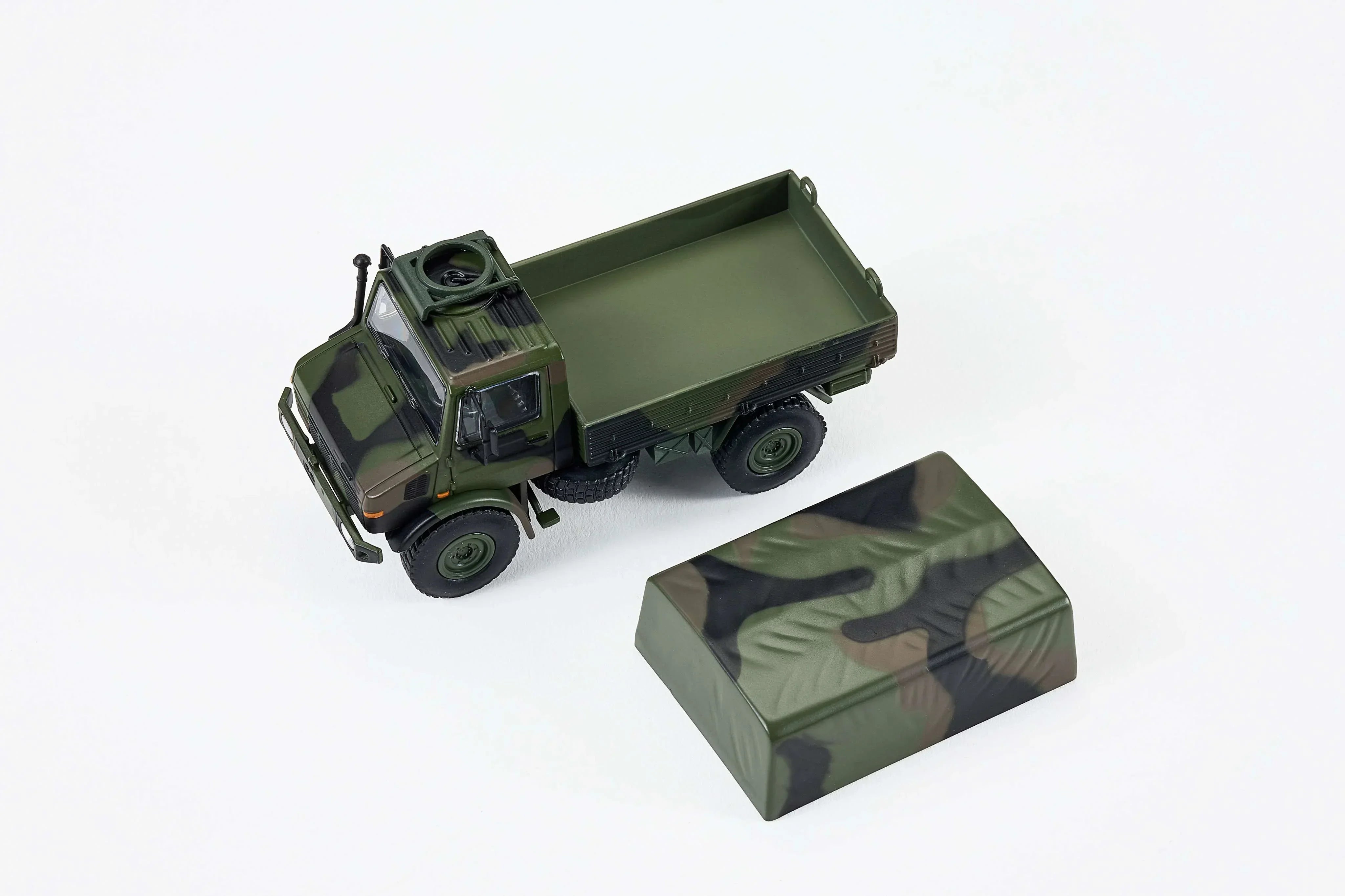 Premium scale diecast model car – U1300L Military Truck, 1:64 Scale (Army Green) Collectible