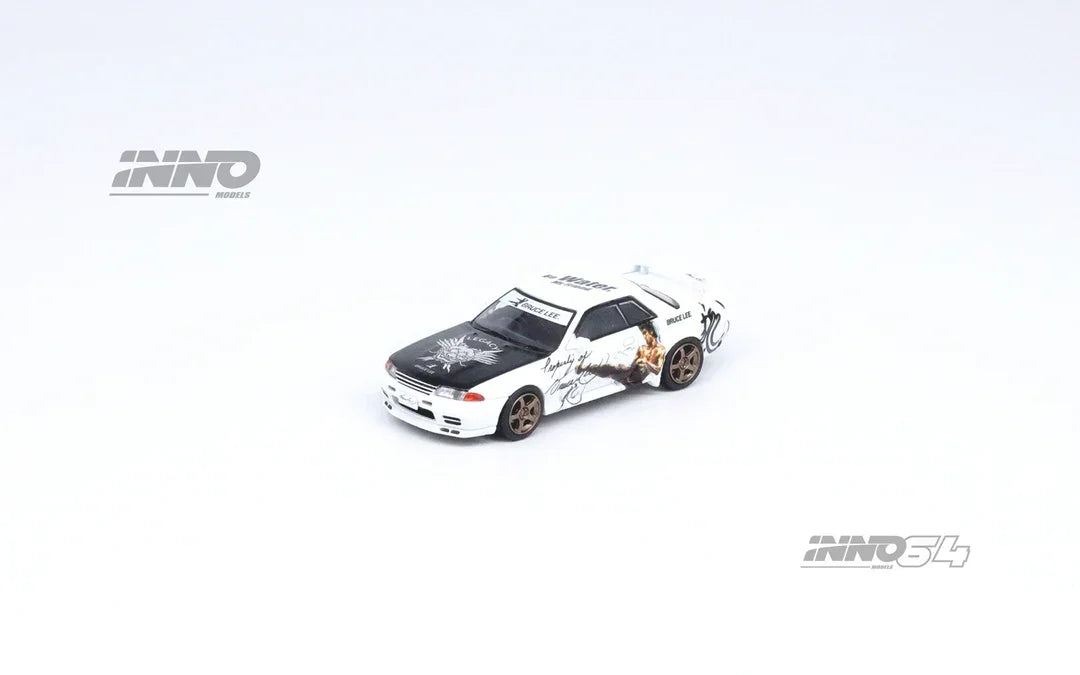Premium scale diecast model car – *PRE-ORDER* Nissan Skyline GT-R (R32) "Bruce Lee", 1:64 Scale Collectible
