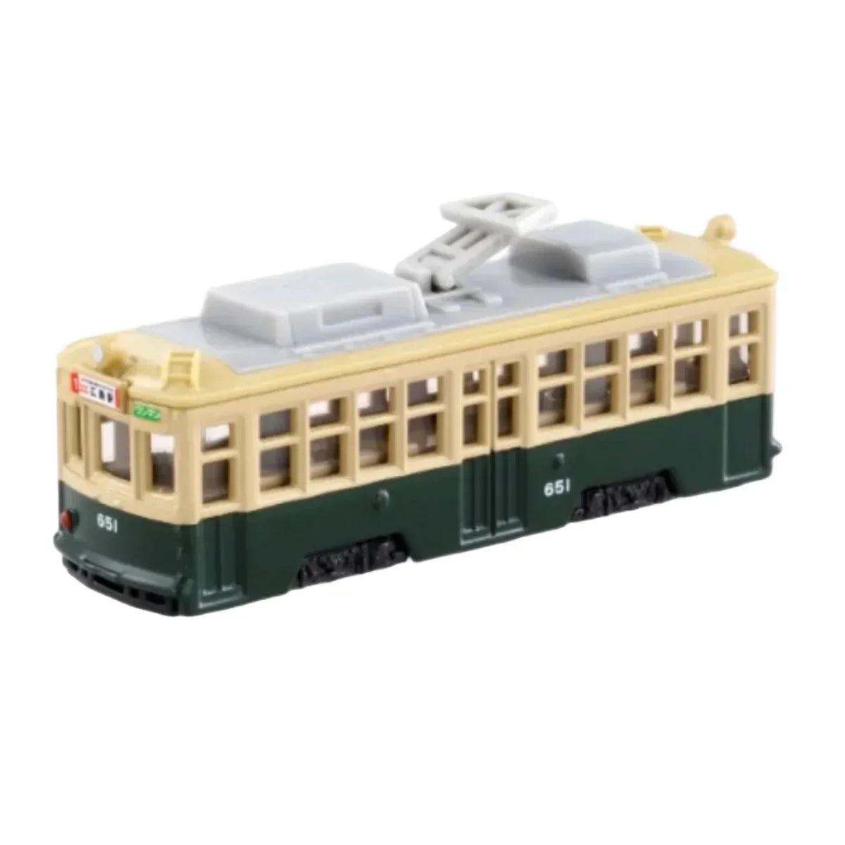 Premium scale diecast model car – Tomica No.66 Hiroshima Electric Railway Type 650 1:62 Scale (Green) Collectible