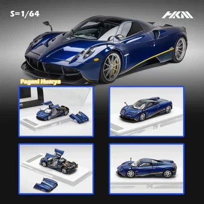 Premium scale diecast model car – Pagani Huayra Coupe, 1:64 Scale (Blue) Collectible
