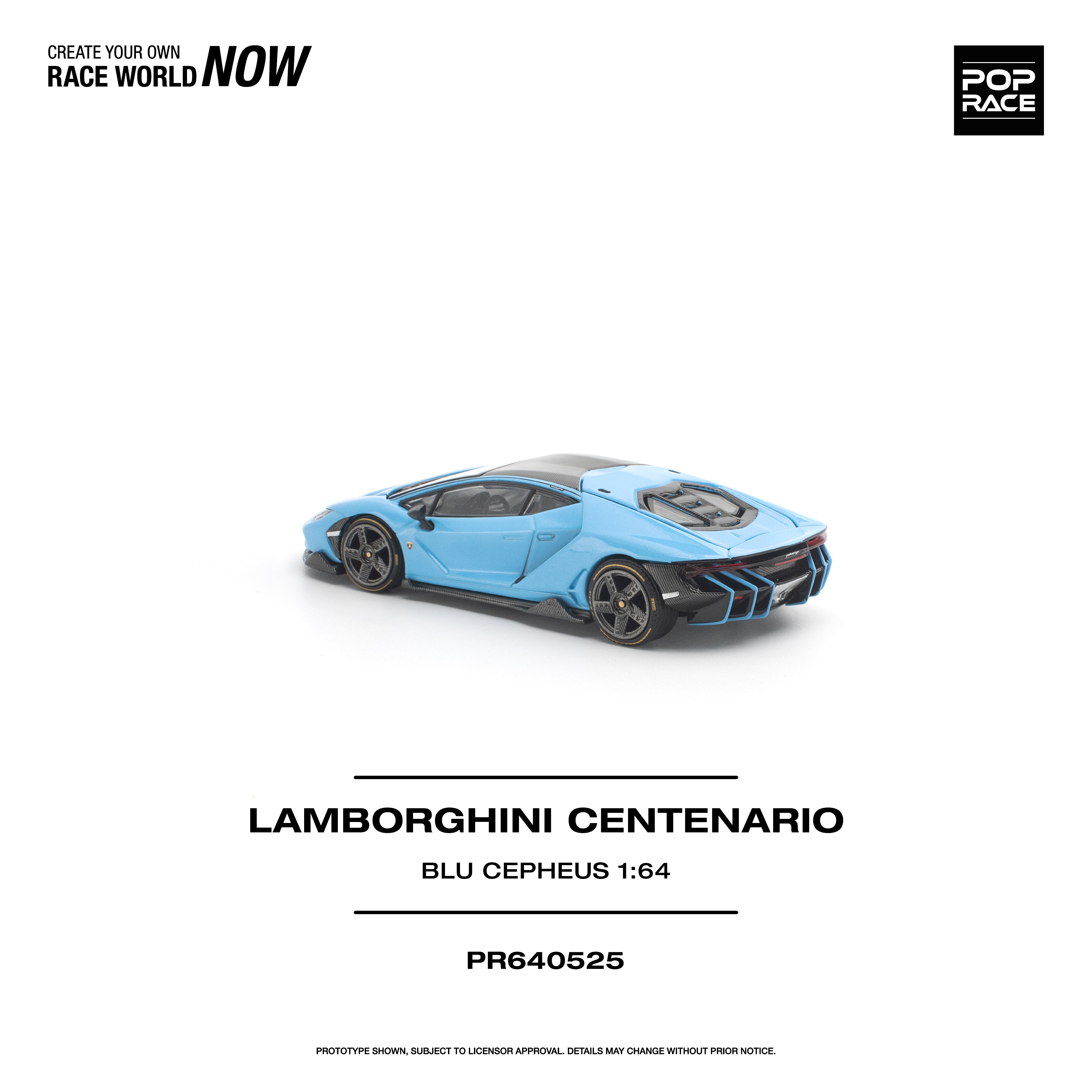 *PRE-ORDER* Lamborghini CENTENARIO BLU CEPHEUS, 1:64 Scale