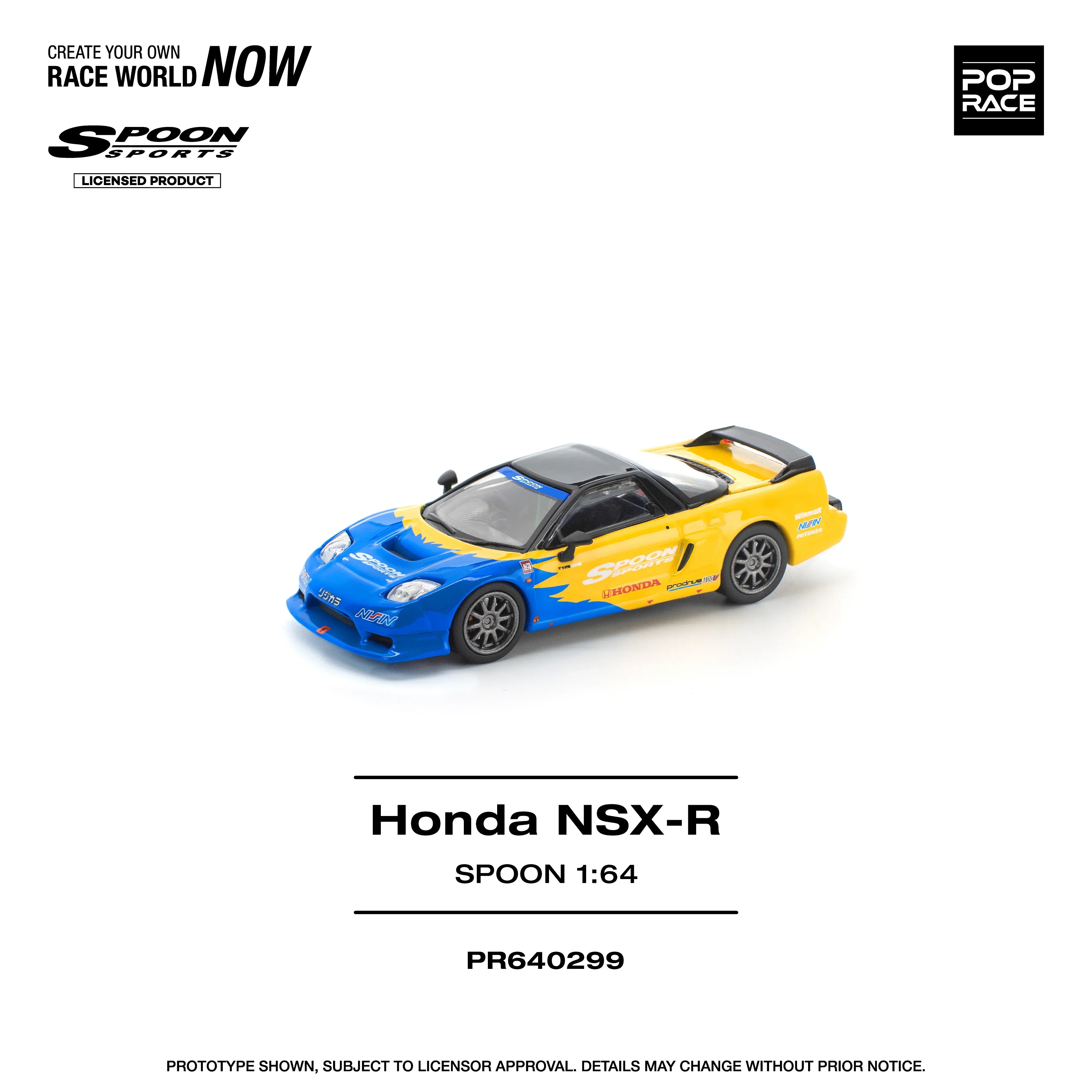 Premium scale diecast model car – *PRE-ORDER* Honda NSX-R Spoon, 1:64 Scale Collectible