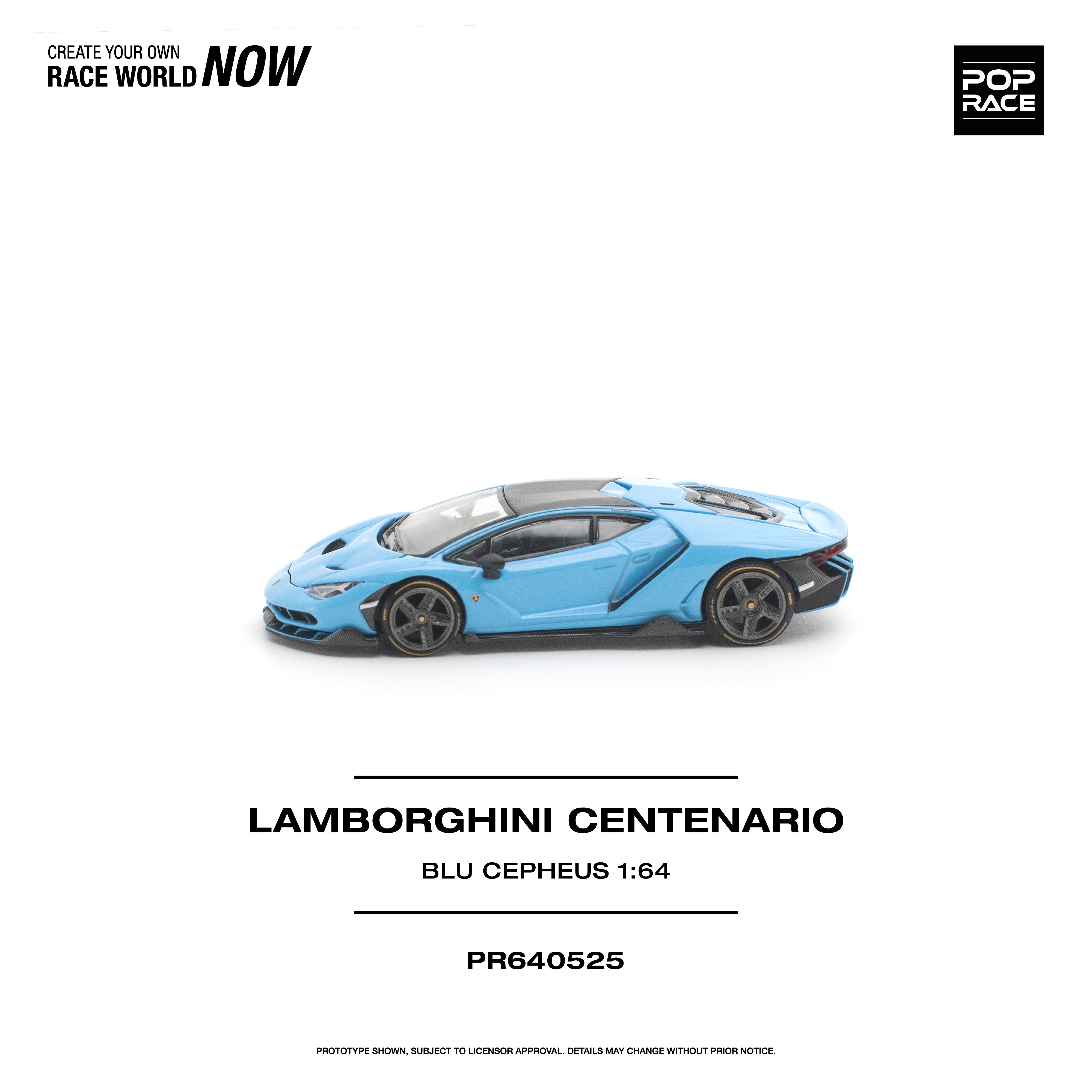*PRE-ORDER* Lamborghini CENTENARIO BLU CEPHEUS, 1:64 Scale