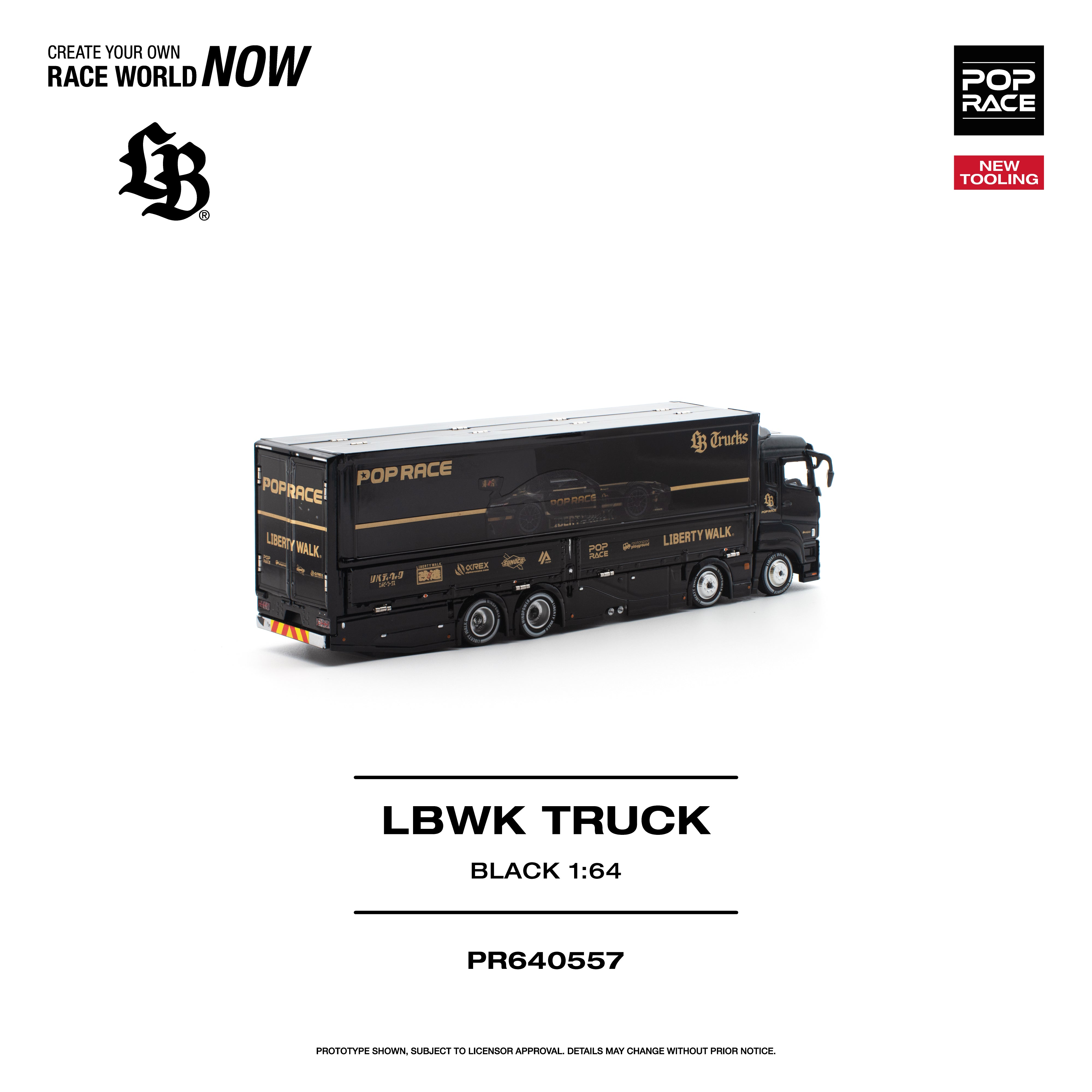 *PRE-ORDER* LBWK Truck, 1:64 Scale (Black)