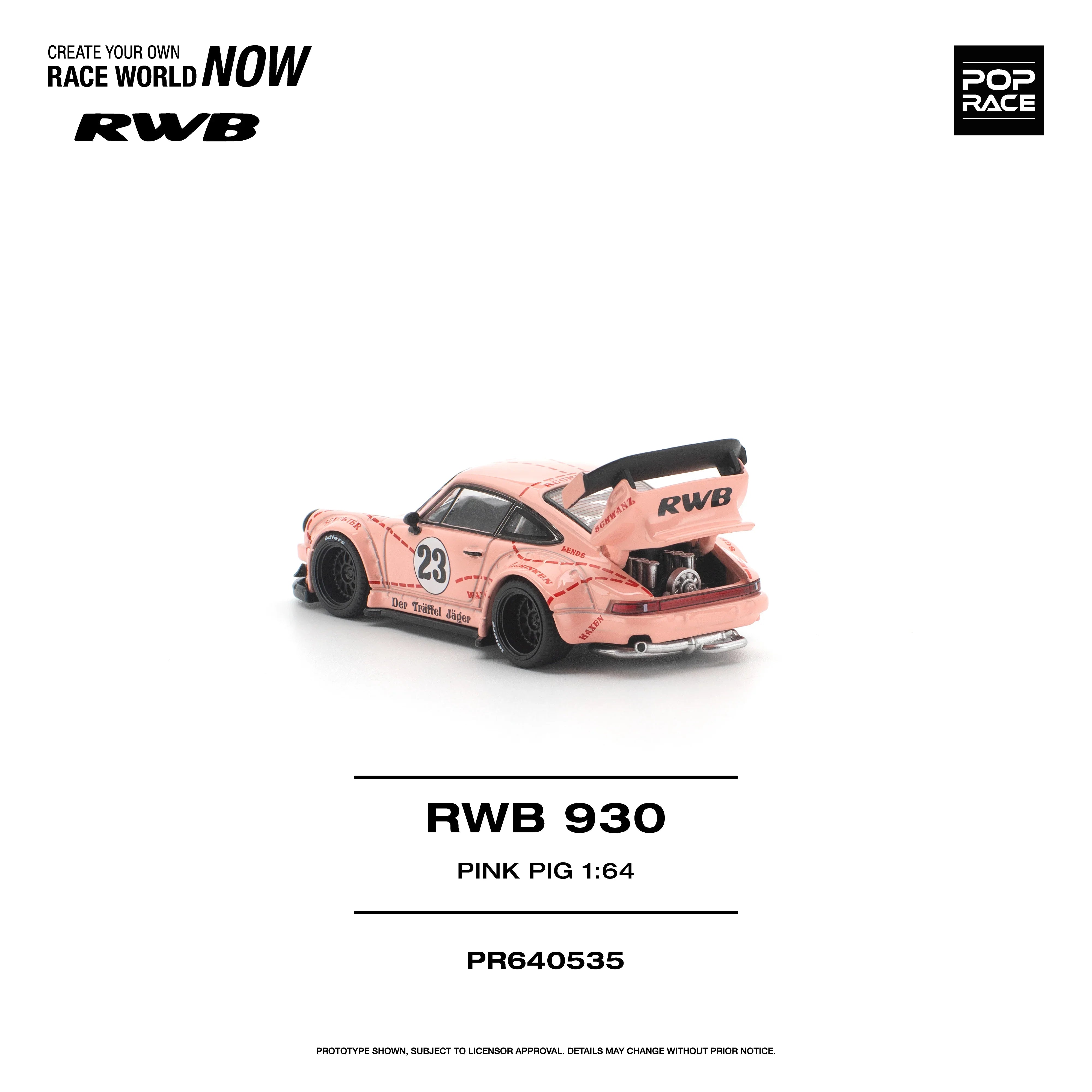 *PRE-ORDER* RWB 930 "PINK PIG", 1:64 Scale