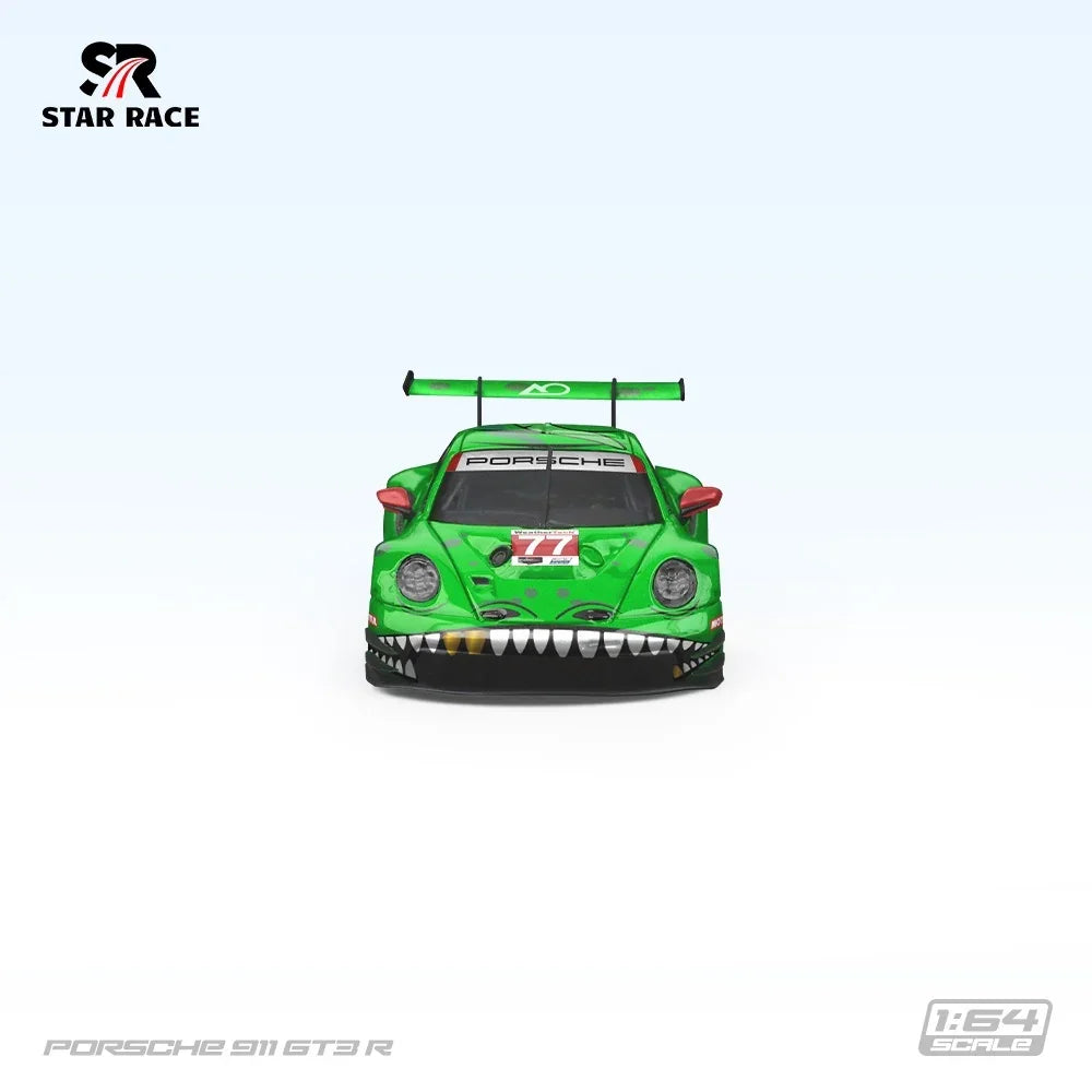 Premium scale diecast model car – Porsche Rexy 911 GT3 R, Black Dragon #77 AO Racing Collectible