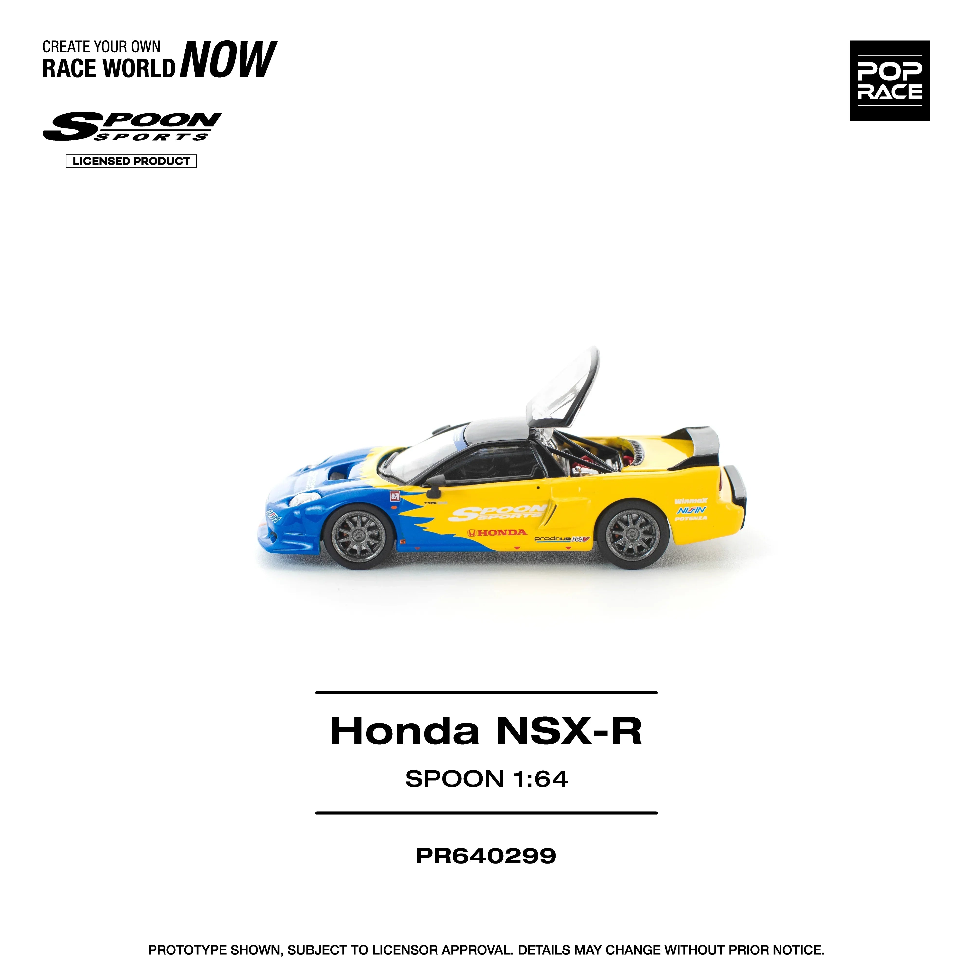 Premium scale diecast model car – *PRE-ORDER* Honda NSX-R Spoon, 1:64 Scale Collectible