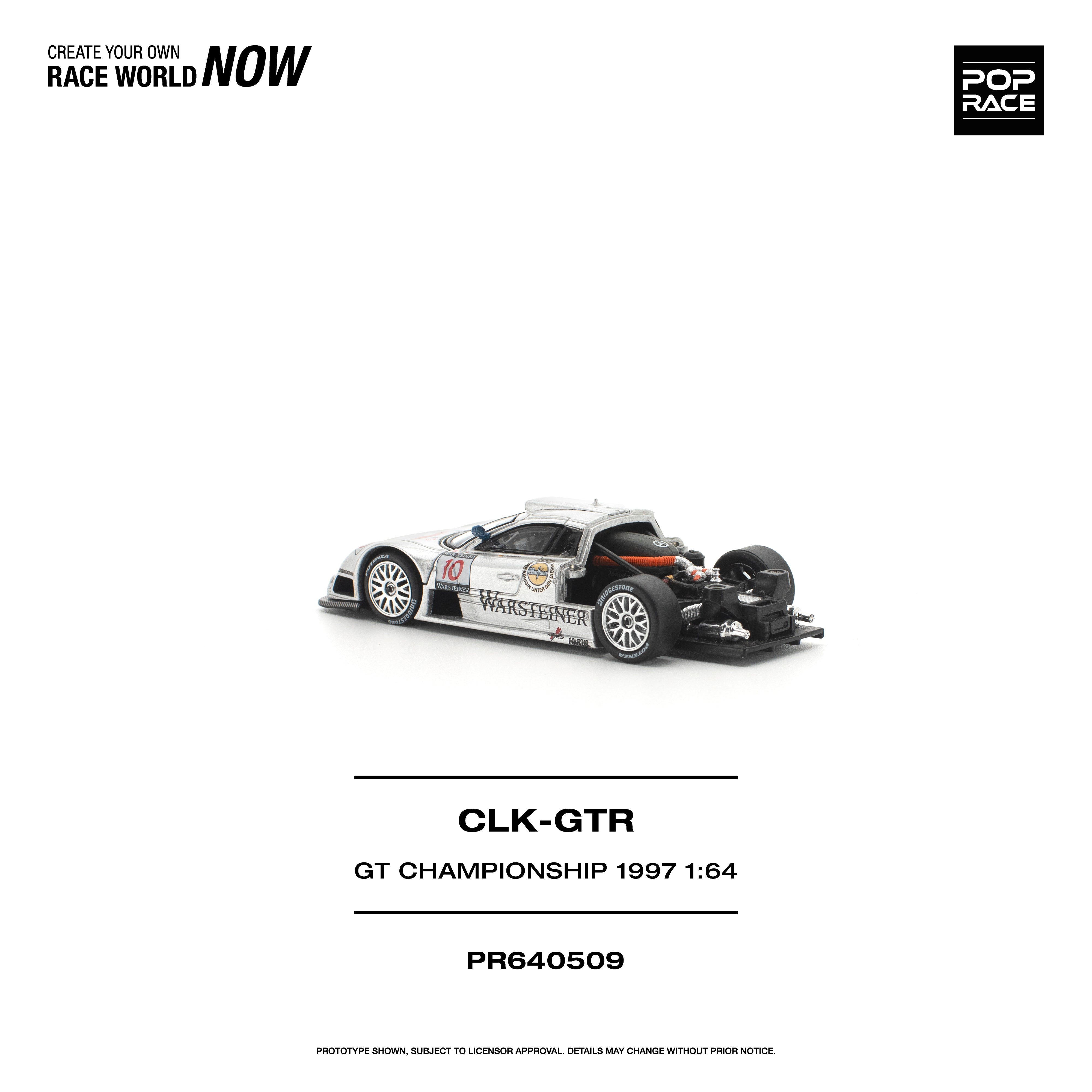 *PRE-ORDER* Mercedes-Benz AMG CLK GTR FIA GT Championship 1997, 1:64 Scale