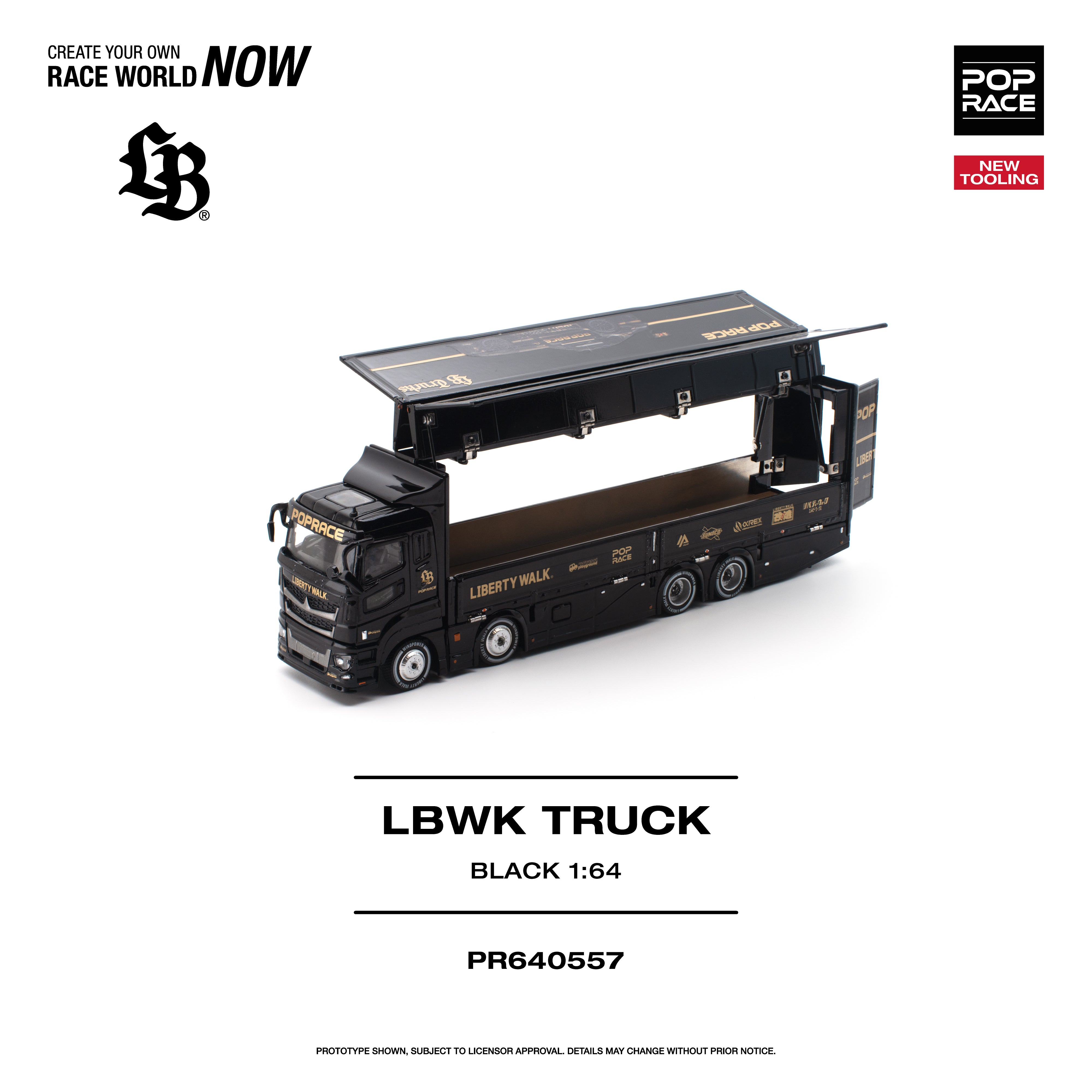 *PRE-ORDER* LBWK Truck, 1:64 Scale (Black)