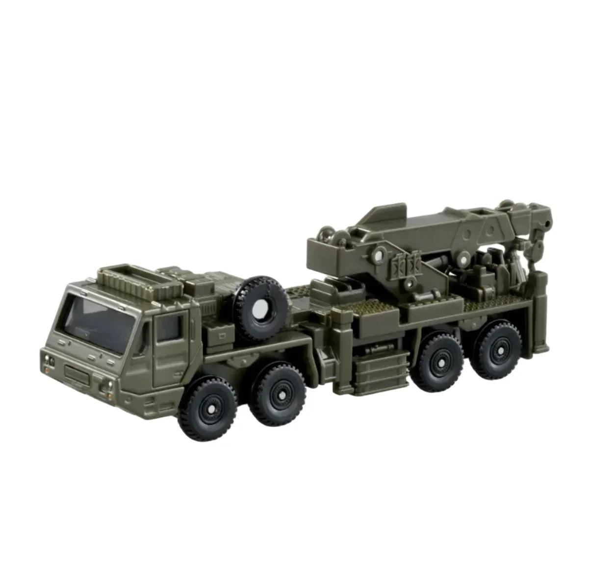 Premium scale diecast model car – Tomica Long No.141 JGSDF Heavy Wheeled Recovery Vehicle, 1:89 Scale (Military Green) Collectible