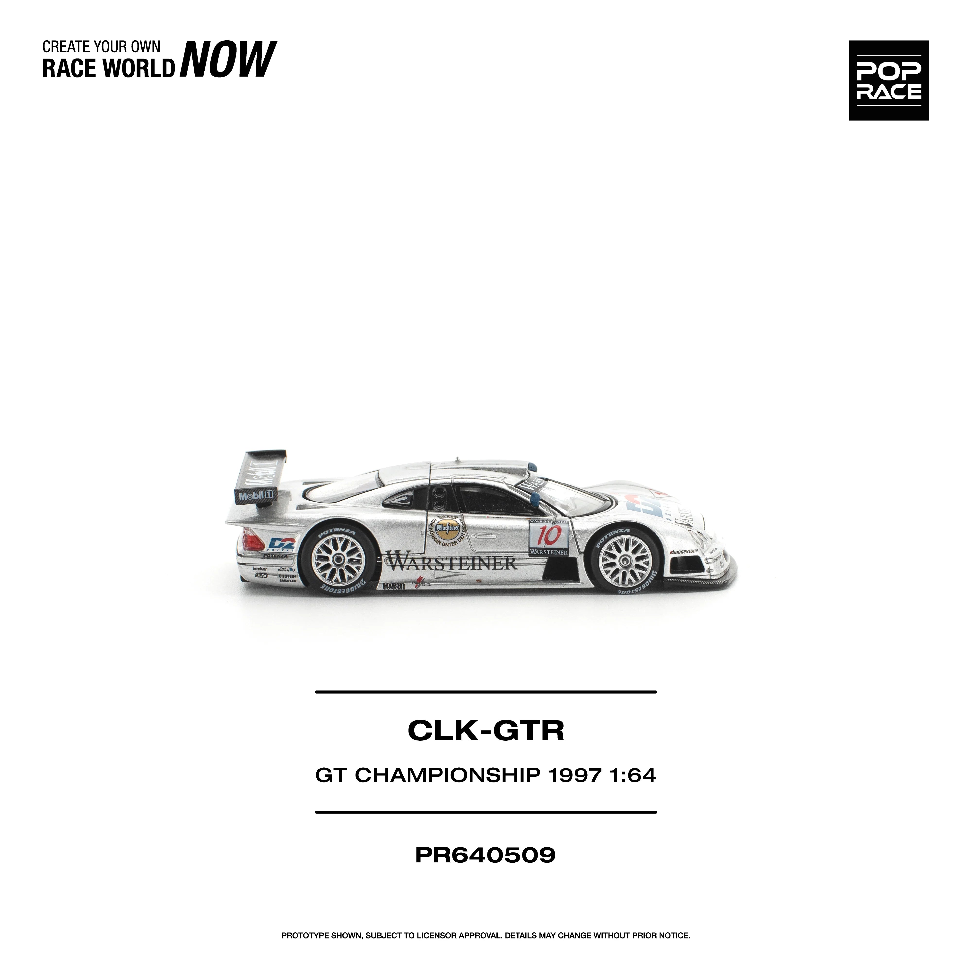 *PRE-ORDER* Mercedes-Benz AMG CLK GTR FIA GT Championship 1997, 1:64 Scale