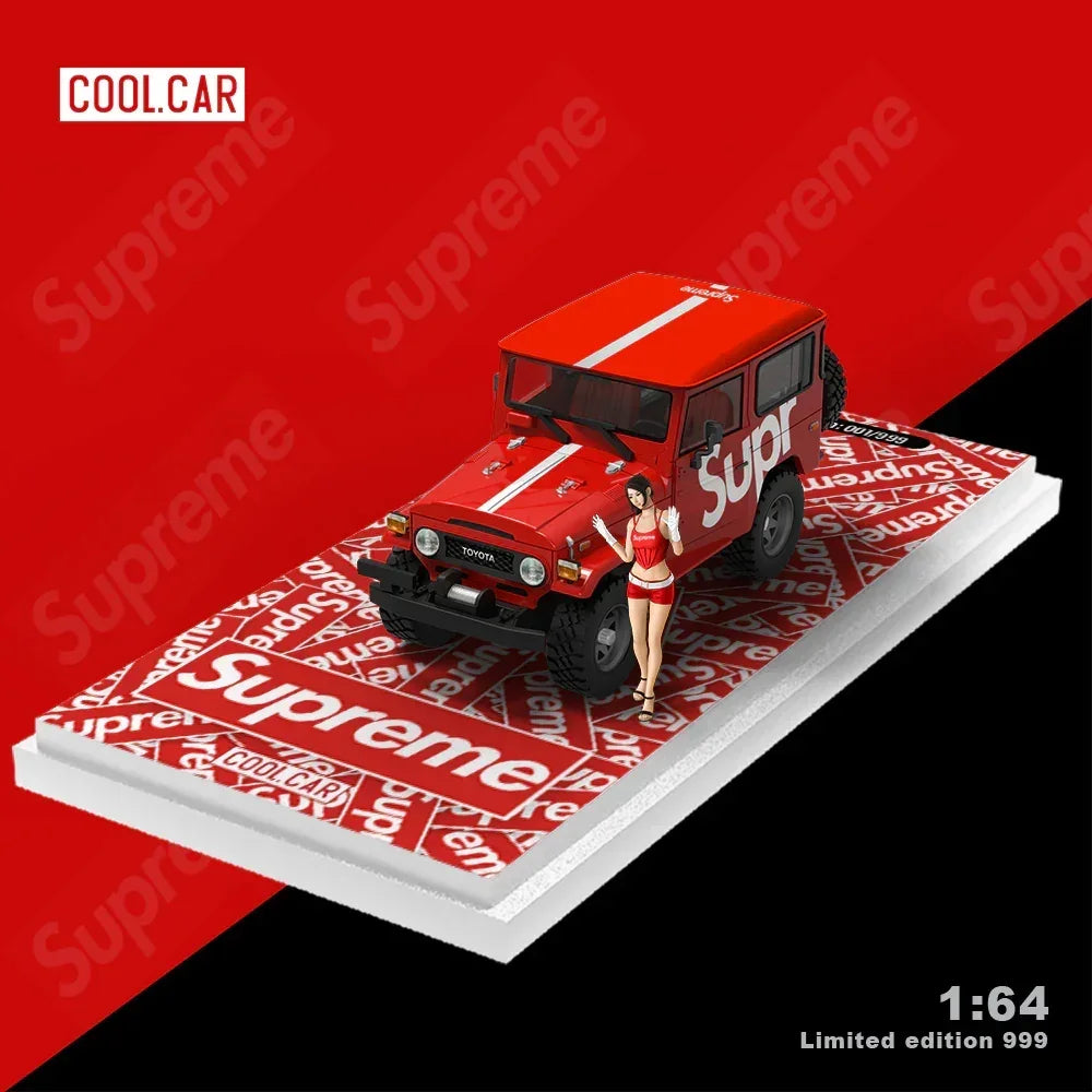 Premium scale diecast model car – *PRE-ORDER* CC-Toyota FJ40-Supreme-Figure Edition(Limited to 999), 1:64 Scale Collectible