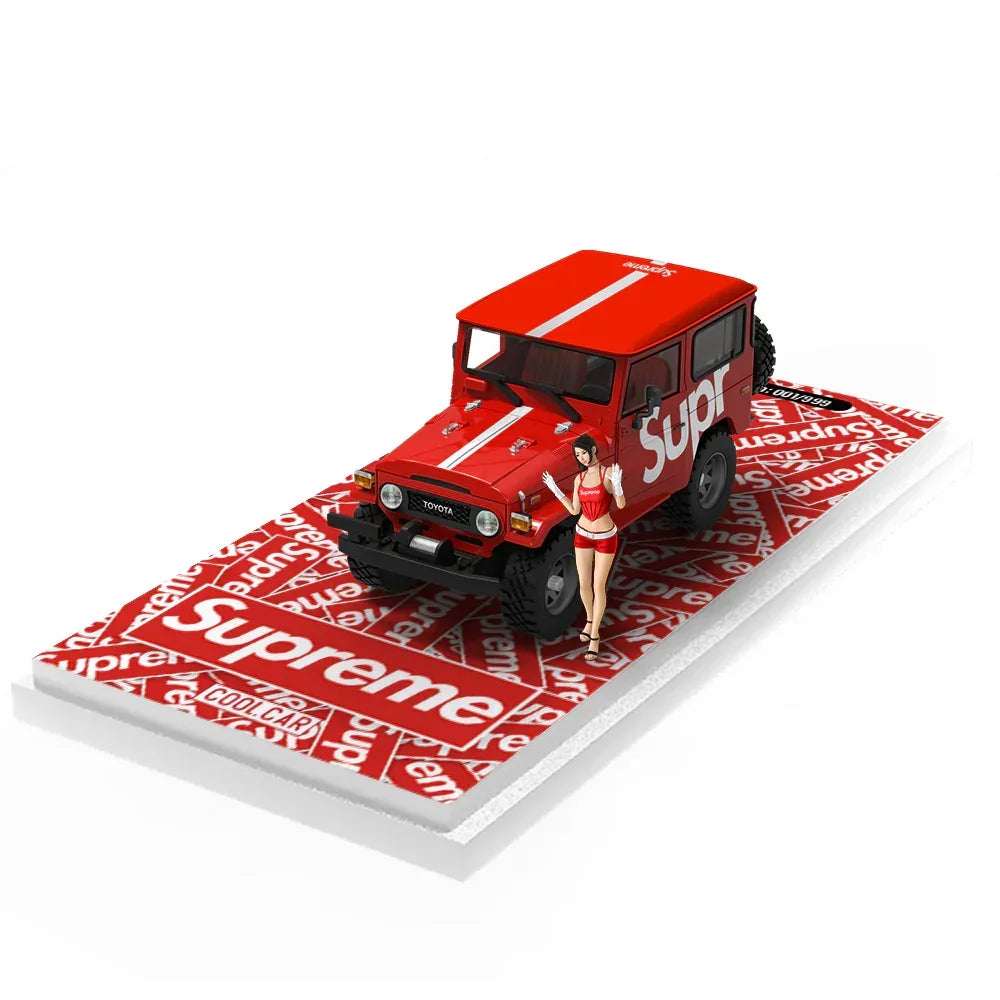 Premium scale diecast model car – *PRE-ORDER* CC-Toyota FJ40-Supreme-Figure Edition(Limited to 999), 1:64 Scale Collectible