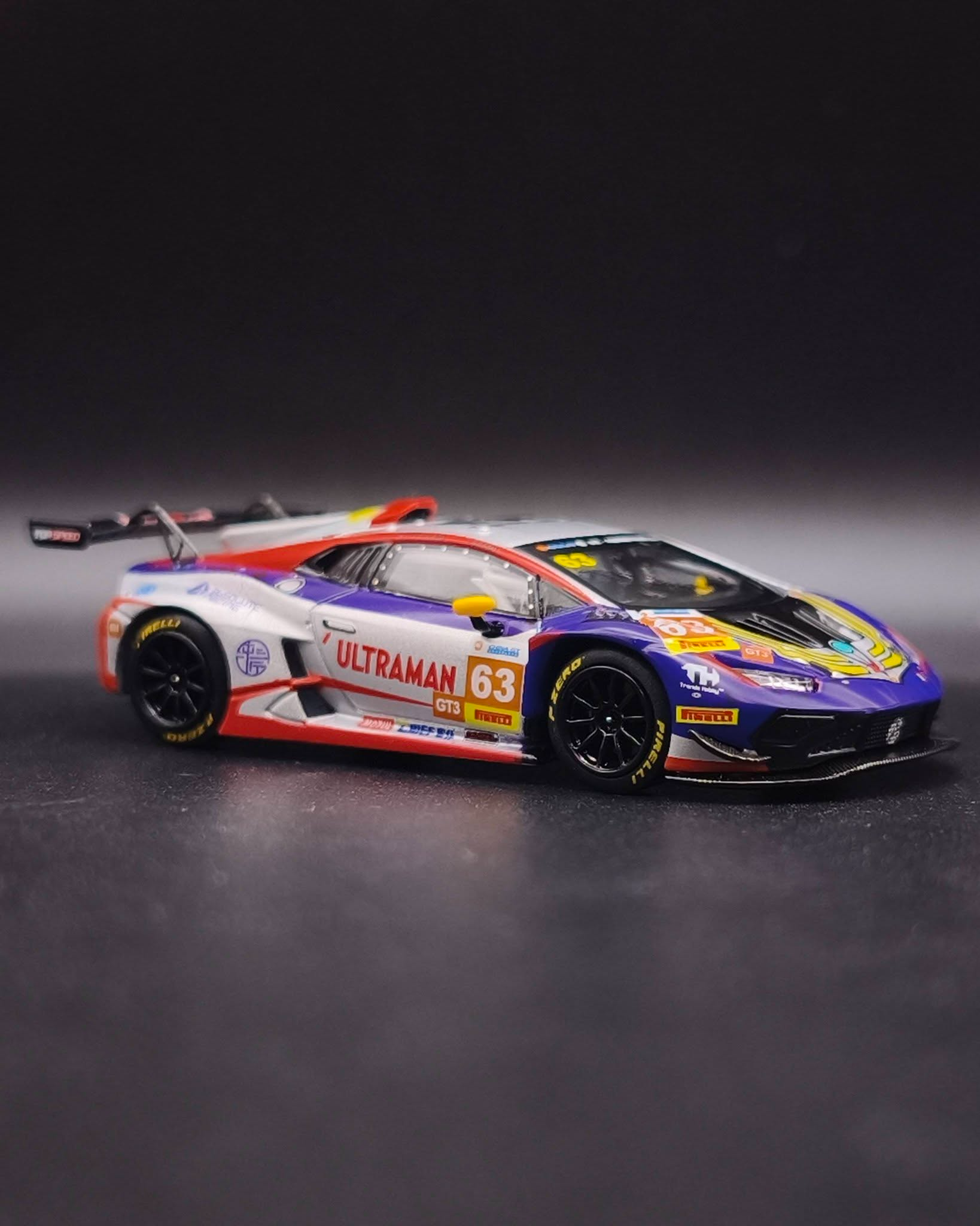 Lamborghini Huracan GT3 EVO2 2026 China 63#, 1:64 Scale