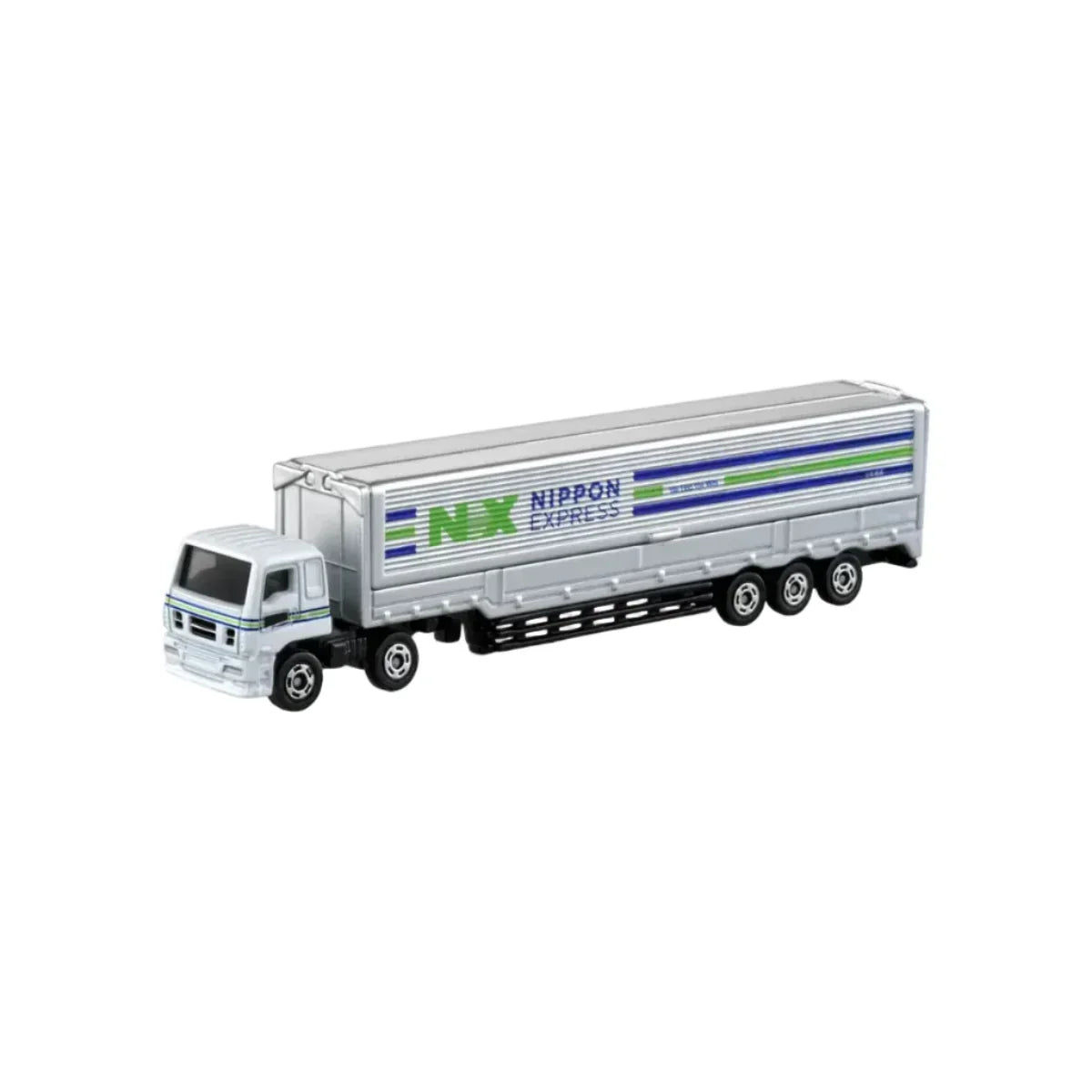 Premium scale diecast model car – Tomica Long No.135 NX Nippon Express Trailer, 1:89 Scale (White) Collectible