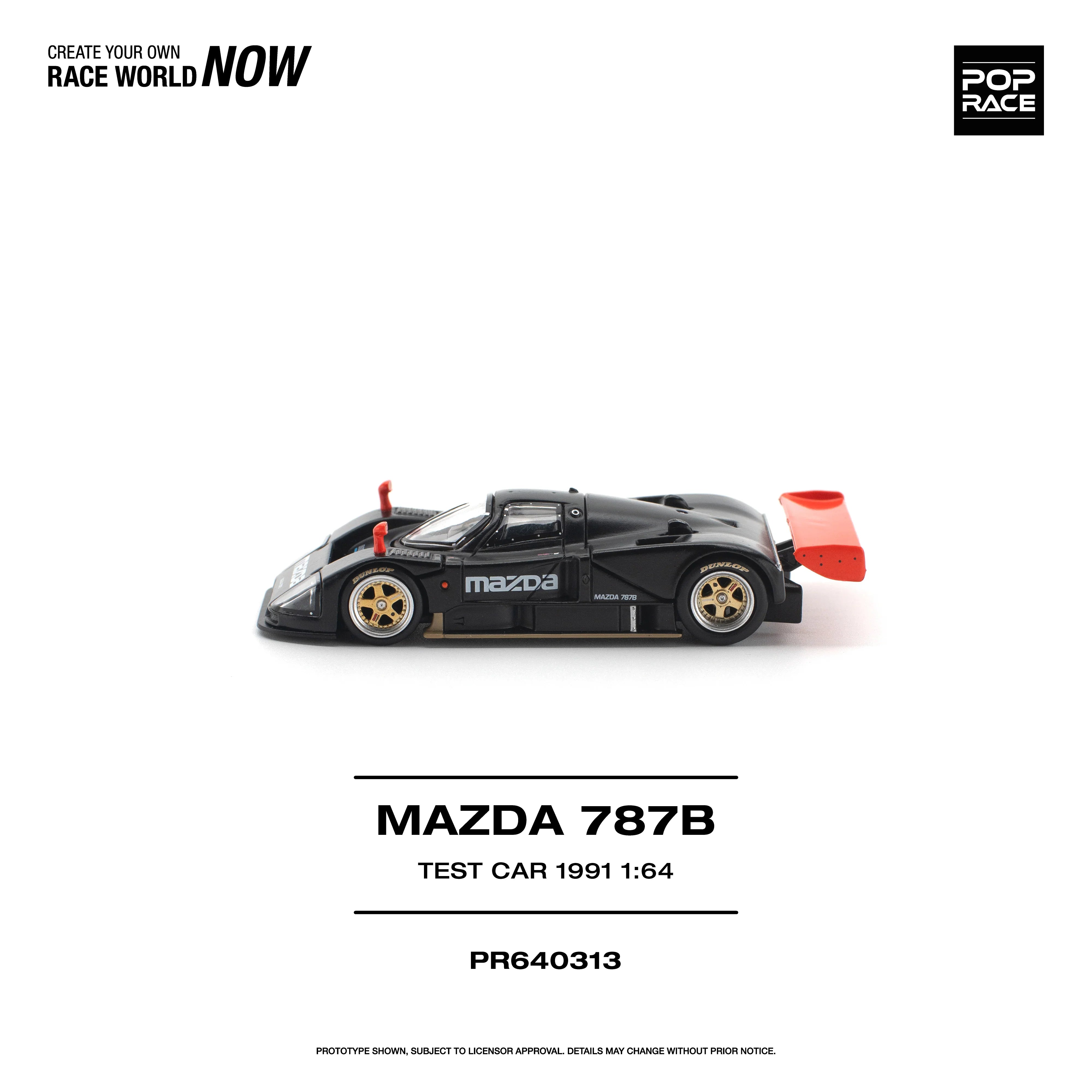 Premium scale diecast model car – *PRE-ORDER* Mazda 787B 1991 Test Car, 1:64 Scale Collectible