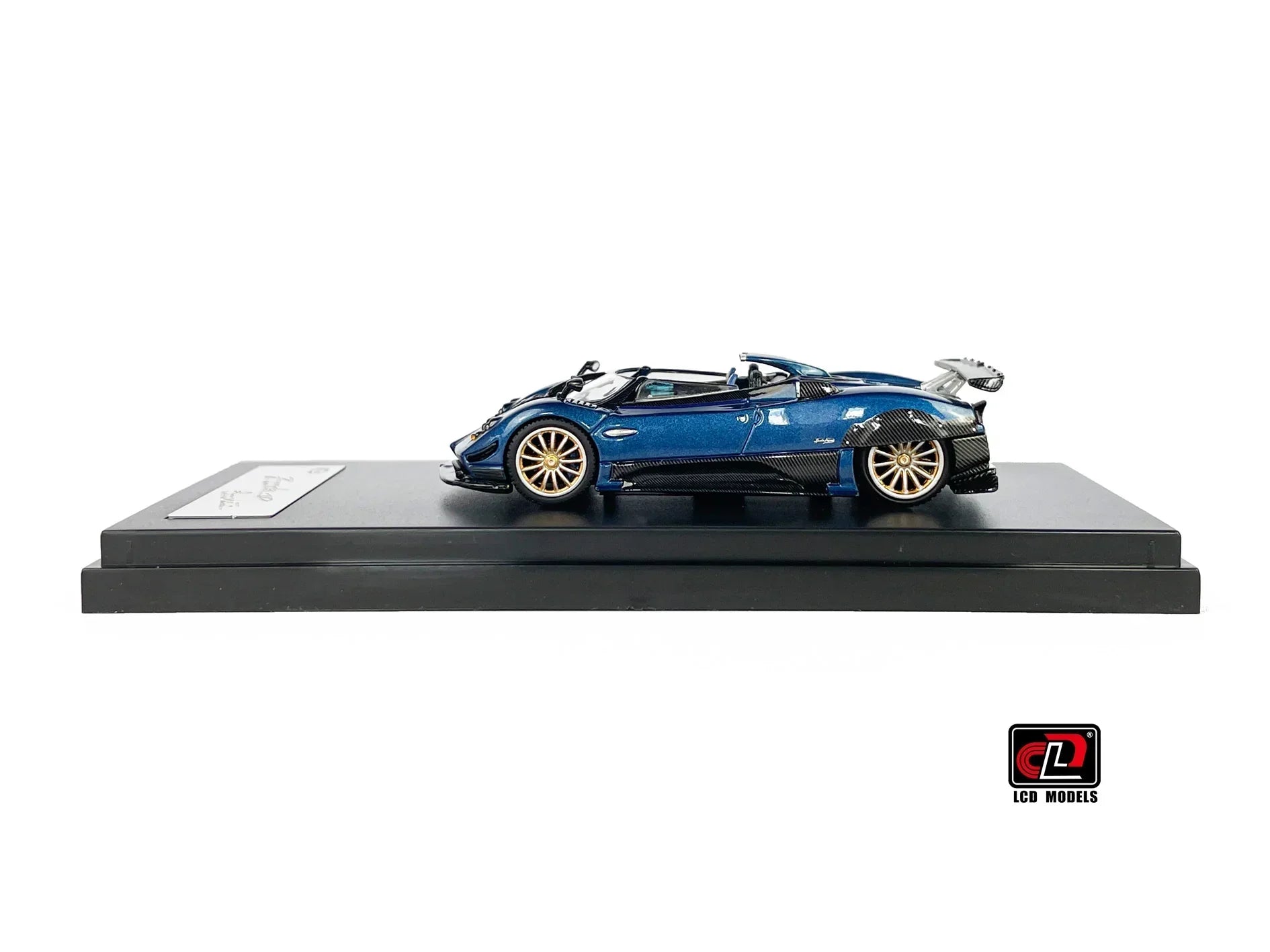 Premium scale diecast model car – Pagani Zonda HP Barchetta, 1:64 Scale (Blue) Collectible