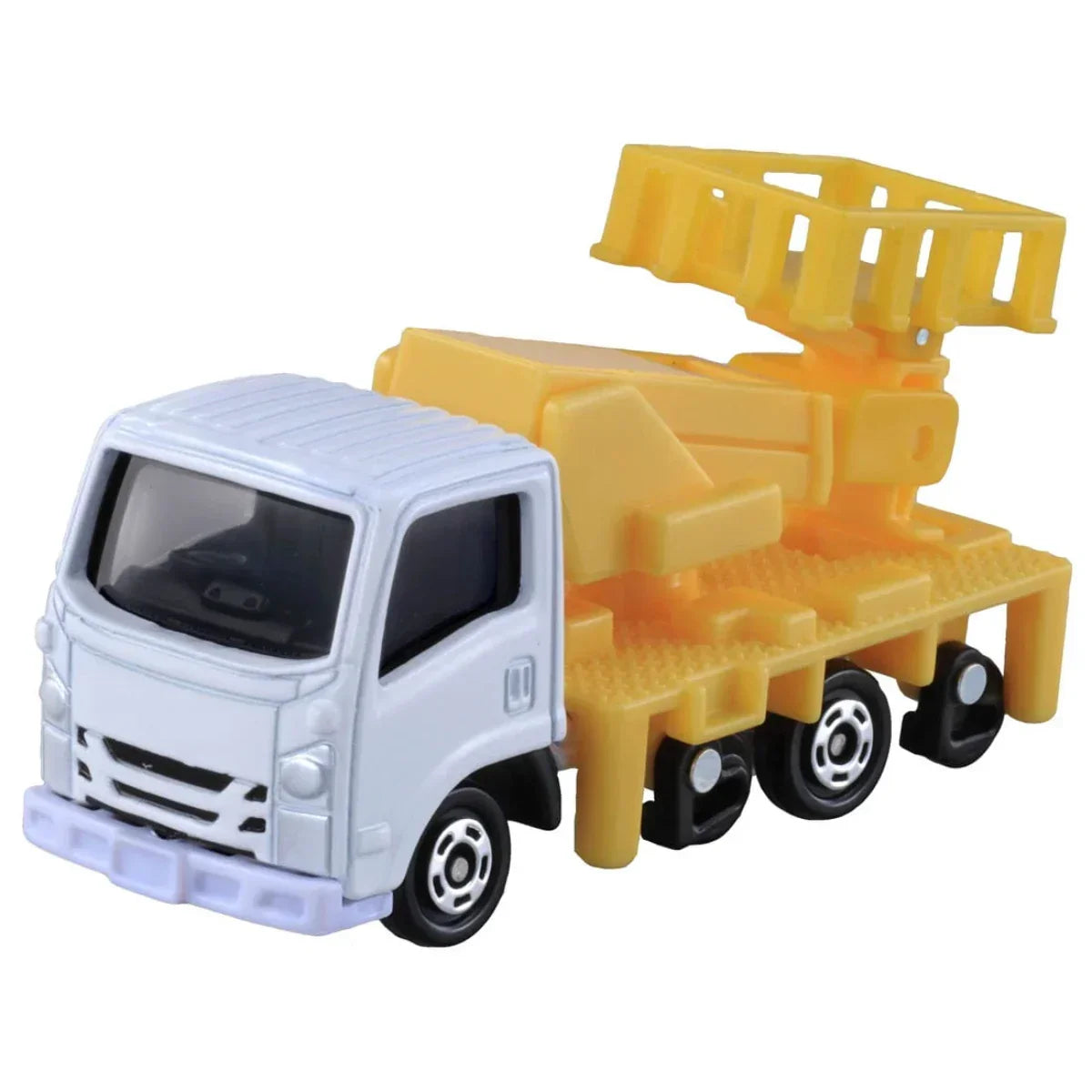Premium scale diecast model car – Tomica No.17 Isuzu ELF Road Railer, 1:64 Scale (Yellow) Collectible