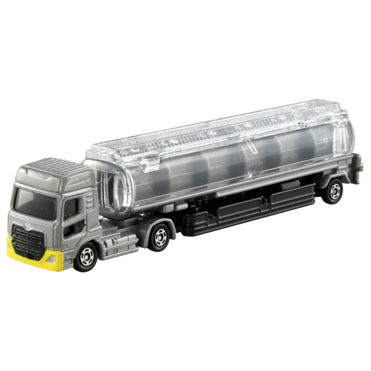 Premium scale diecast model car – Tomica Long No.136 UD Truck Quon Tank Lorry, 1:89 Scale (Silver) Collectible