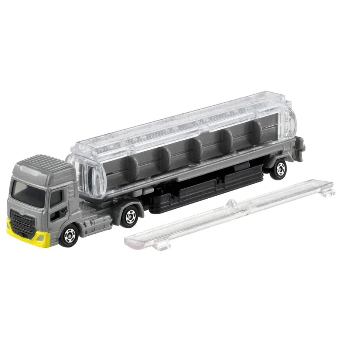 Premium scale diecast model car – Tomica Long No.136 UD Truck Quon Tank Lorry, 1:89 Scale (Silver) Collectible