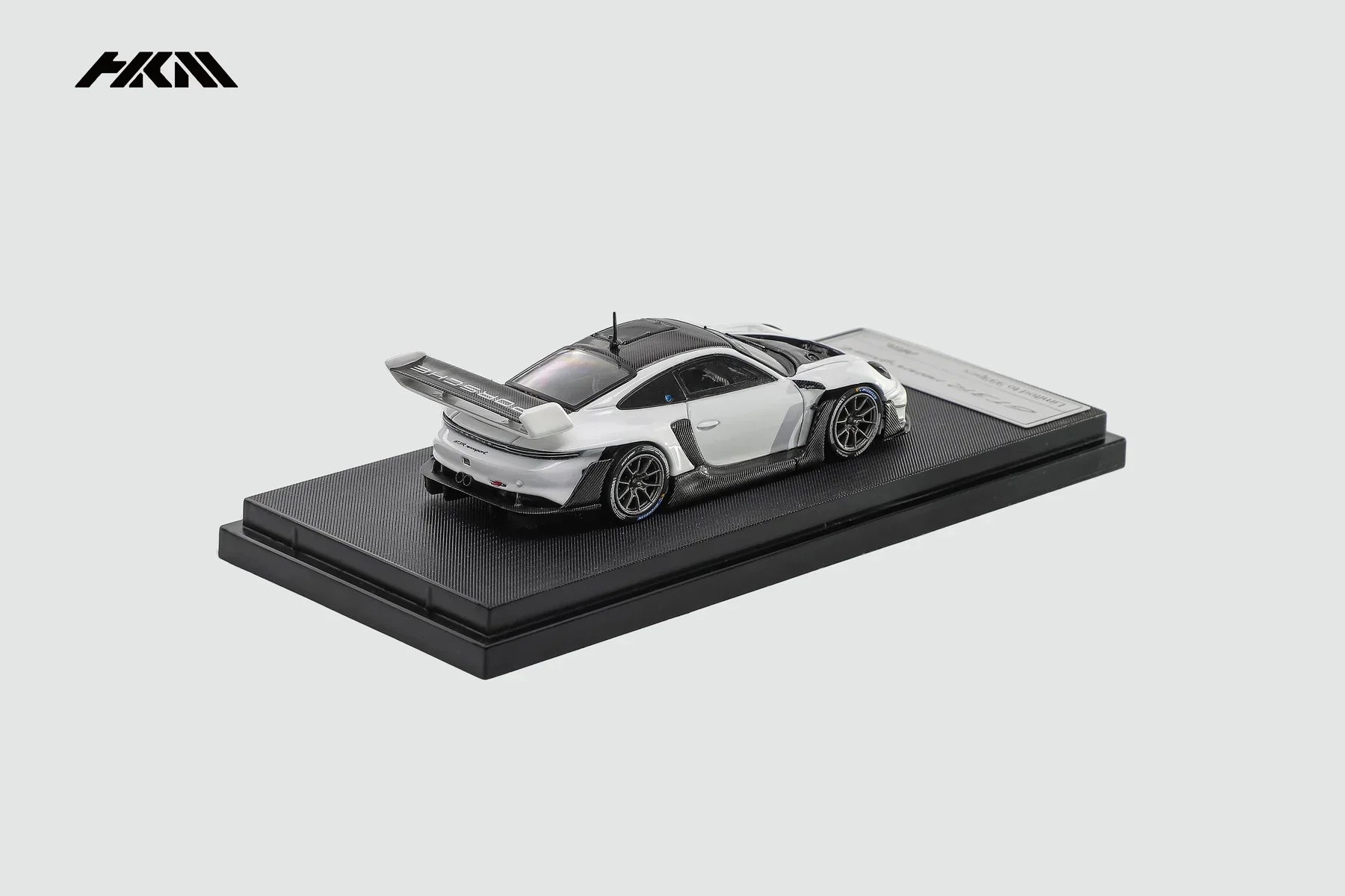 Premium scale diecast model car – Porsche 911 (992) GT3 R (Rennsport), (Limited to 999), 1:64 Scale (White) Collectible