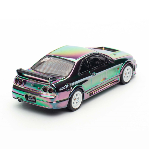Premium scale diecast model car – Nissan Skyline GT-R (R33) Nismo 400R Tokyo Auto Salon Kuala Lumpur Exclusive Edition 2024, 1:64 Scale (Chameleon) Collectible