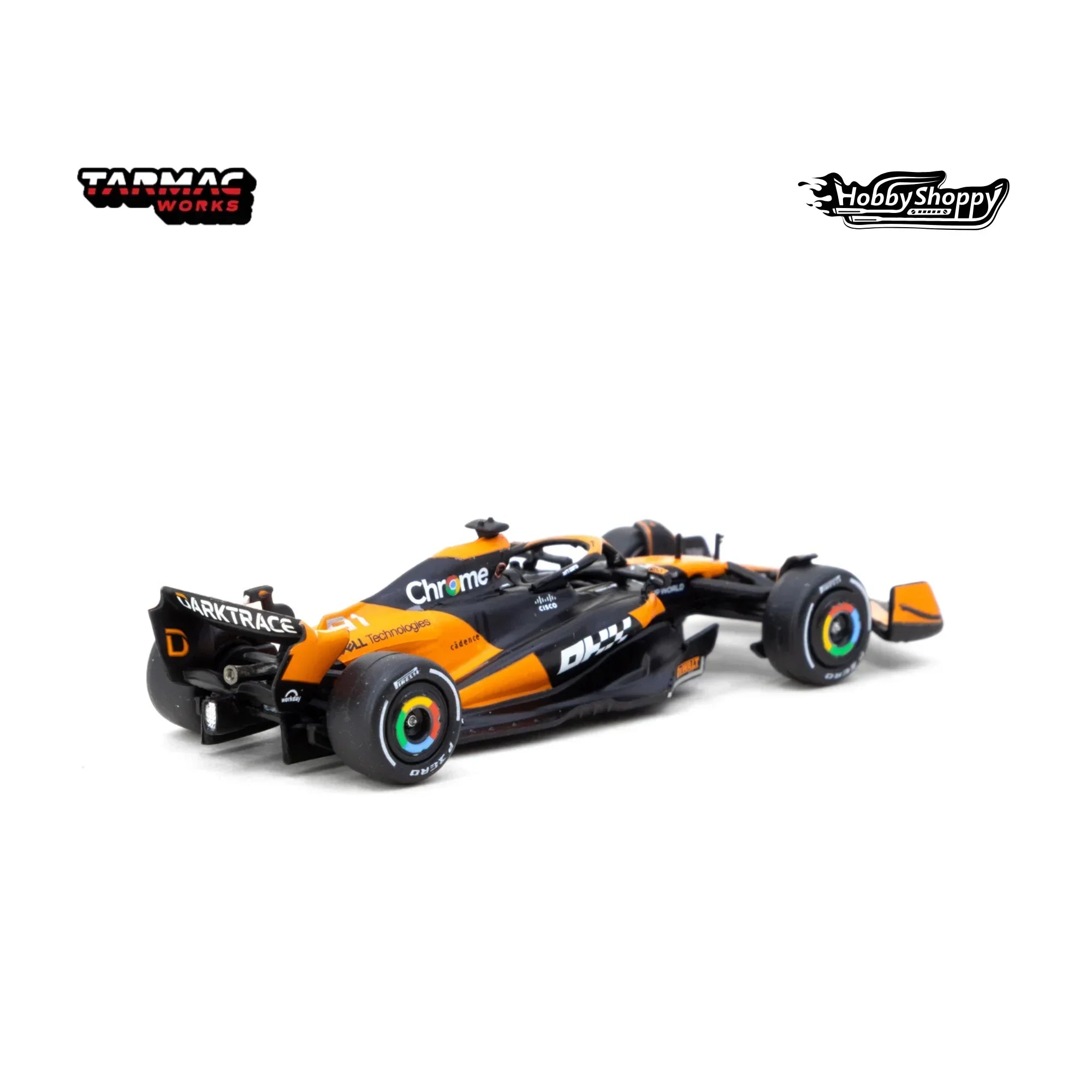 Premium scale diecast model car – McLaren MCL60 2024 Livery - Global64, 1:64 Scale (Orange) Collectible