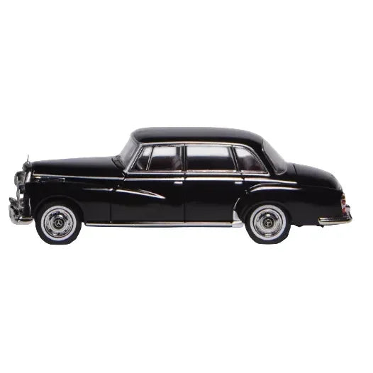 Premium scale diecast model car – Mercedes-Benz 300D 1959, 1:64 Scale (Black) Collectible