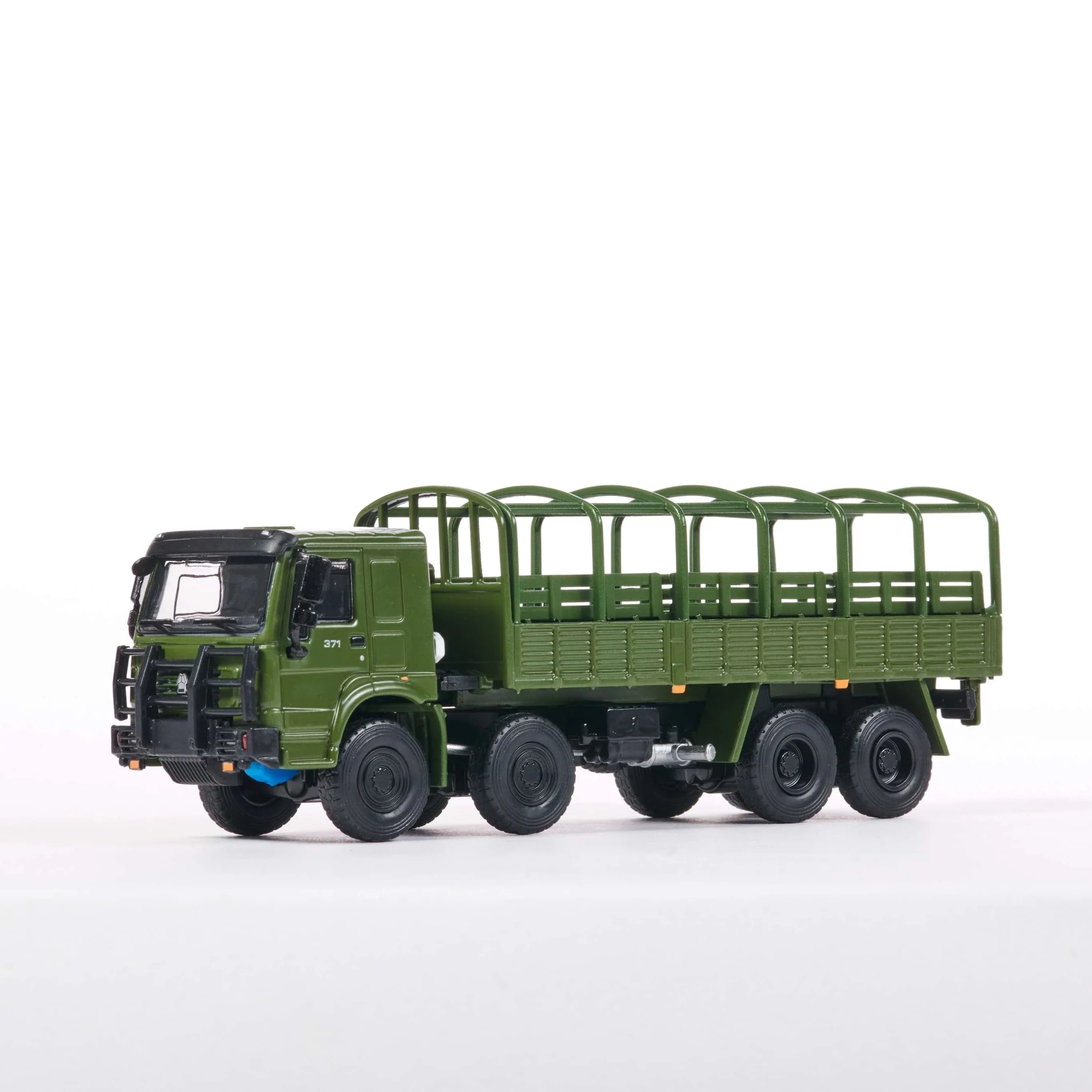 Premium scale diecast model car – Howo 1006 Military Truck, 1:64 Scale (Army Green) Collectible
