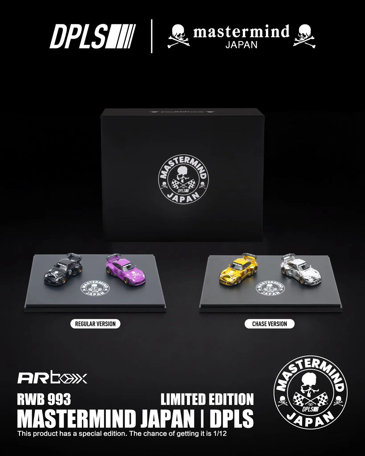 *IDE 2026* Porsche diecast RWB 993 Mastermind Edition Set (Chance of Chase), 1:64 Scale
