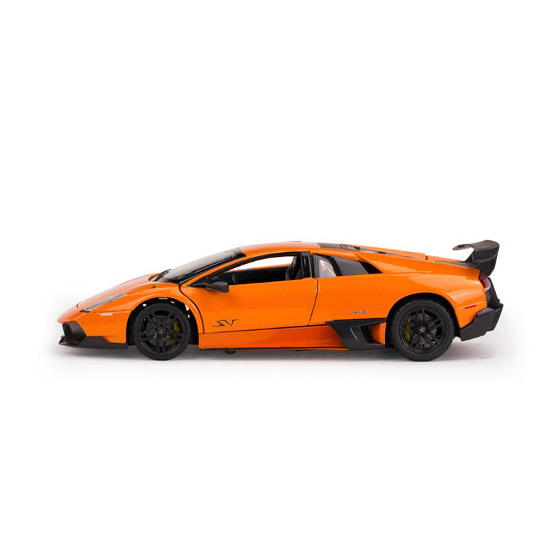 Premium scale diecast model car – Murcielago LP670-4, 1:24 Scale (Orange) Collectible