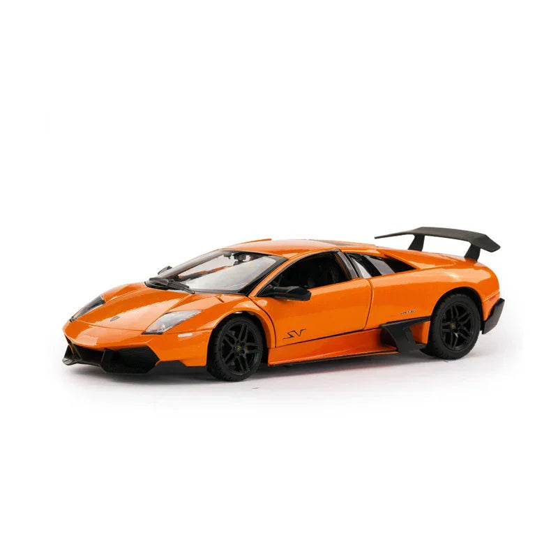 Premium scale diecast model car – Murcielago LP670-4, 1:24 Scale (Orange) Collectible