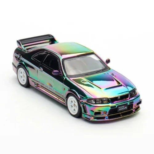 Premium scale diecast model car – Nissan Skyline GT-R (R33) Nismo 400R Tokyo Auto Salon Kuala Lumpur Exclusive Edition 2024, 1:64 Scale (Chameleon) Collectible