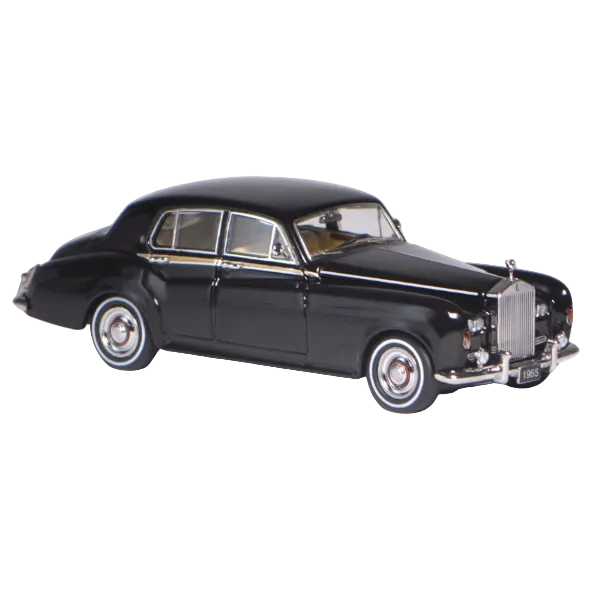 Premium scale diecast model car – Rolls Royce Silver Cloud III 1965, 1:64 Scale (Black) Collectible