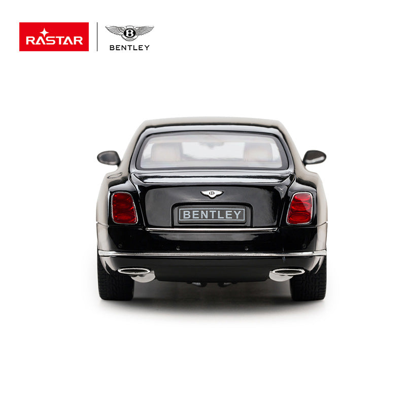 Premium scale diecast model car – Bentley Mulsanne, 1:18 Scale (Black) Collectible