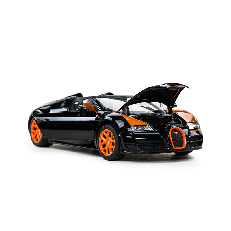 Premium scale diecast model car – Bugatti Grand Sport Vitesse, 1:18 Scale (Black) Collectible