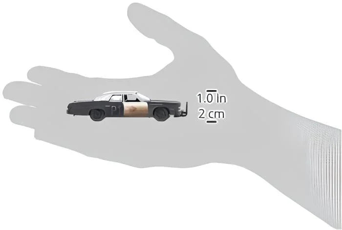 Premium scale diecast model car – Dodge Monaco Jake & Elwood's Blues Mobile 1974, 1:64 Scale (Black) Collectible