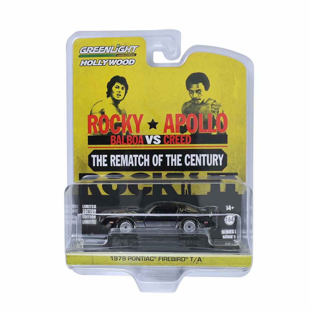 *PRE-ORDER* Rocky II (1979) - 1979 Pontiac Firebird Trans Am Solid Pack, 1:64 Scale