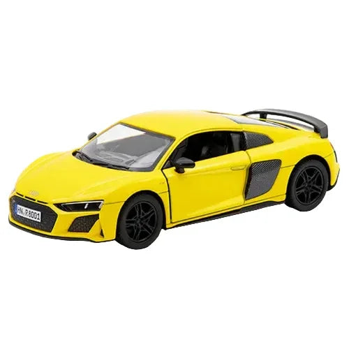 Premium scale diecast model car – Audi R8 Coupé 2020, 1:36 Scale (Yellow) Collectible