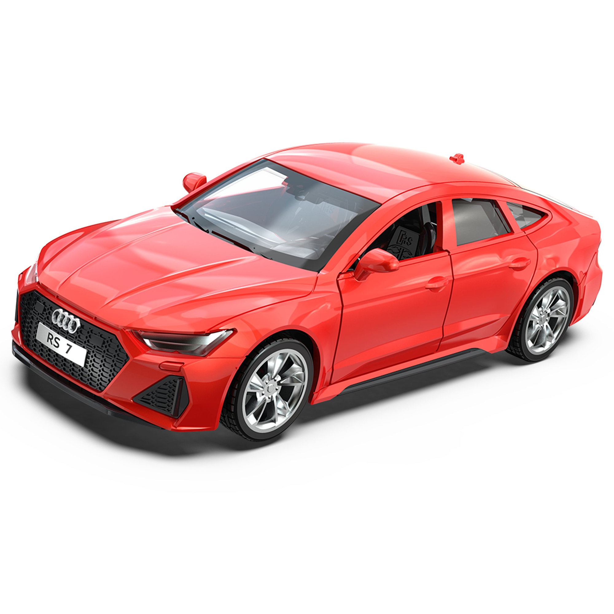 Premium scale diecast model car – Audi RS 7 Sportback, 1:43 Scale (Red) Collectible
