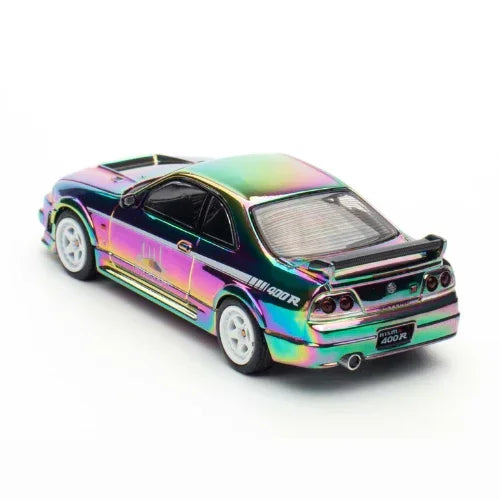 Premium scale diecast model car – Nissan Skyline GT-R (R33) Nismo 400R Tokyo Auto Salon Kuala Lumpur Exclusive Edition 2024, 1:64 Scale (Chameleon) Collectible